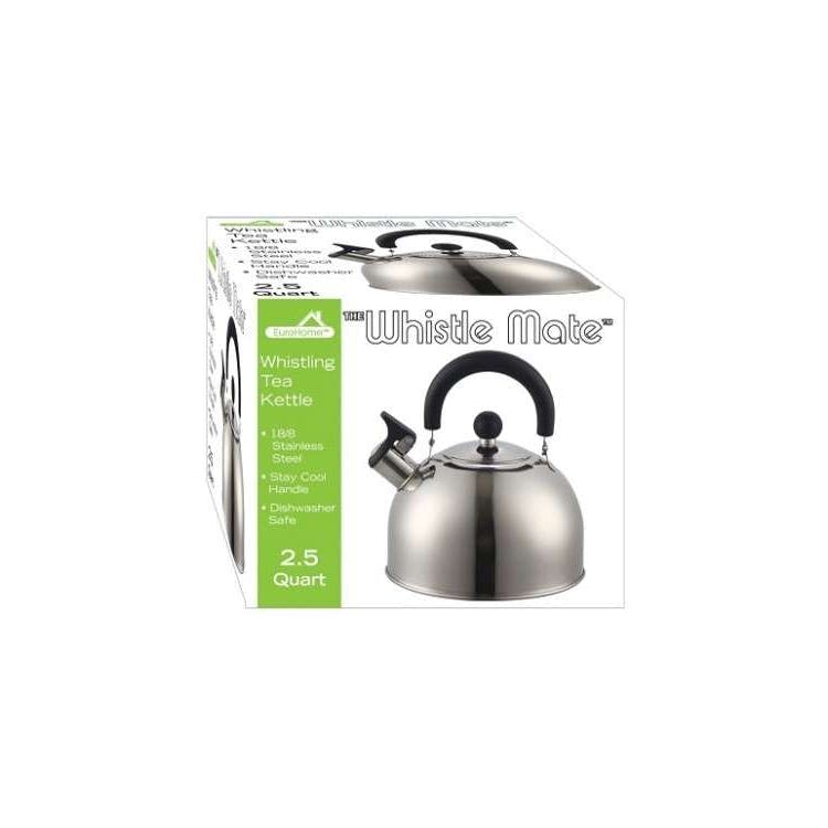 Whistling Stainless Steel Tea Kettles - 2.5 Qt 3