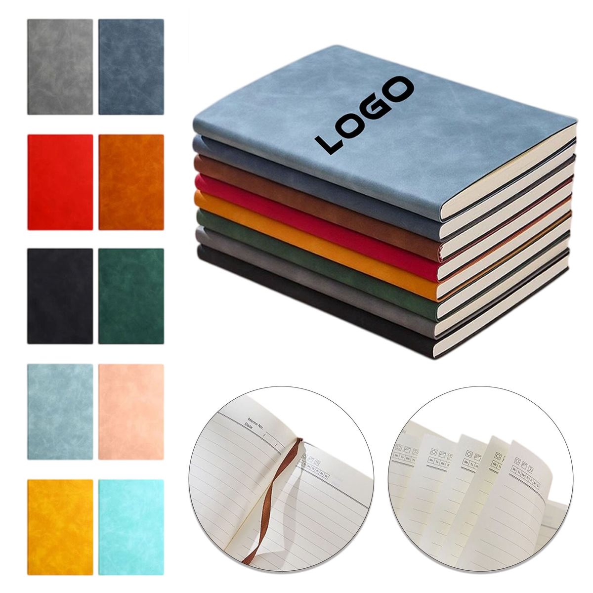 PU Faux Leather Notebook