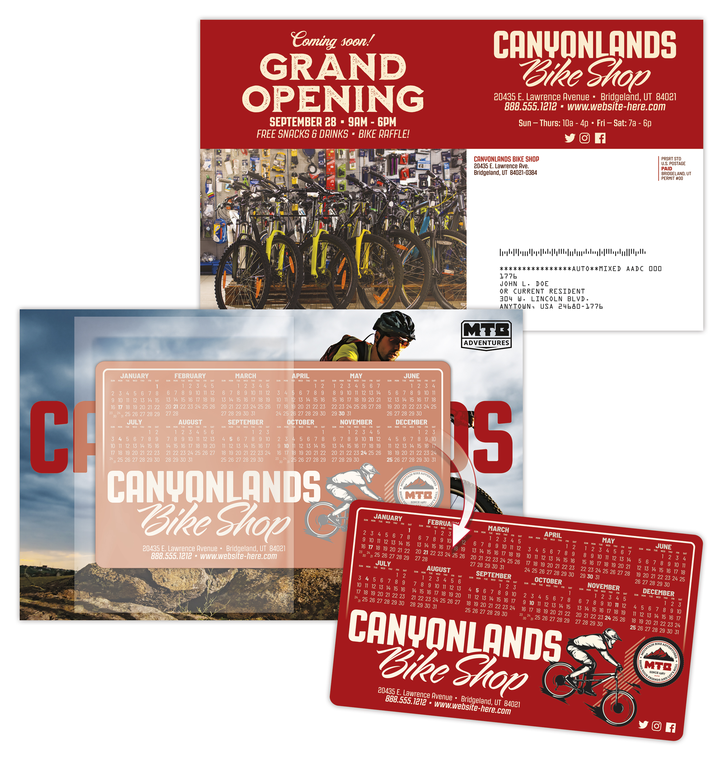 ClearPeel Postcard (8.5x5.25) - Laminated with 3.5x6 Magnet (25 mil.) - 14 pt.