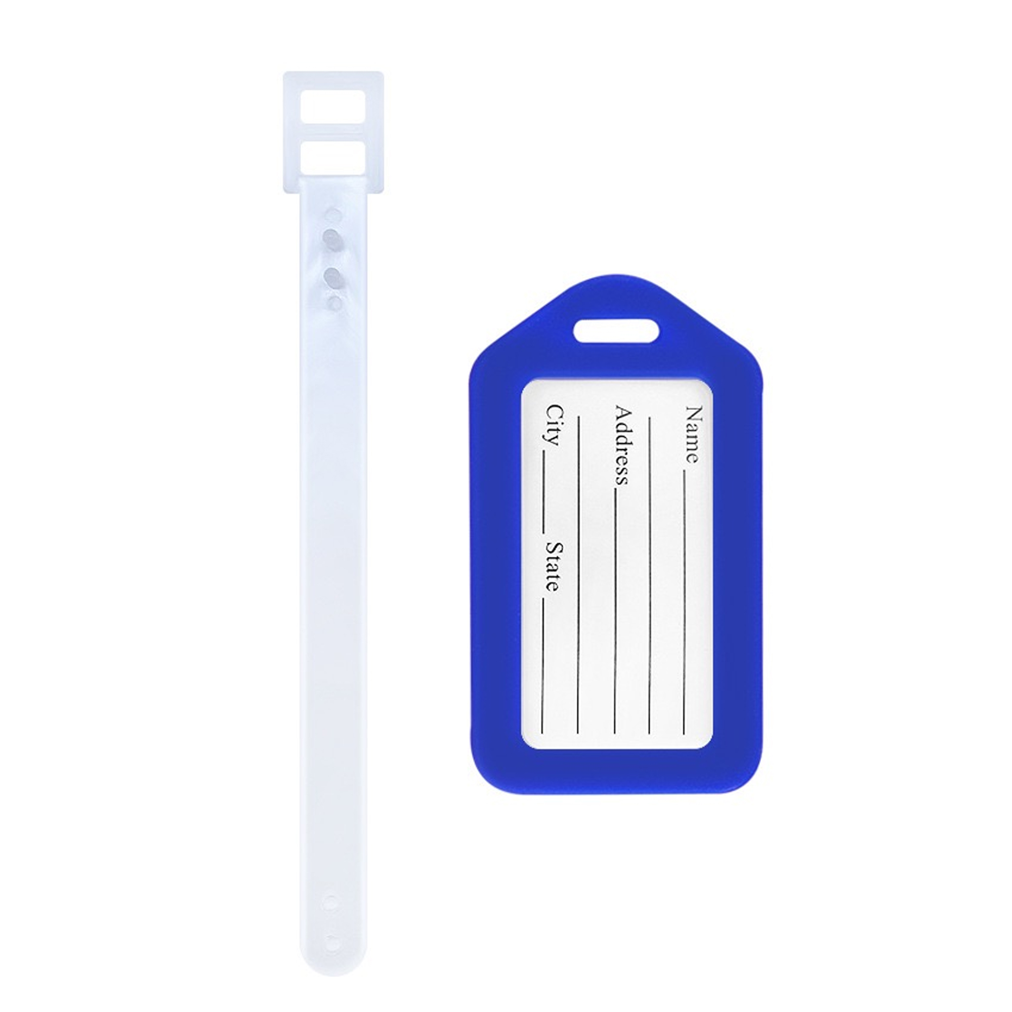 Plastic Luggage Tag with ID Card MOQ 20 8