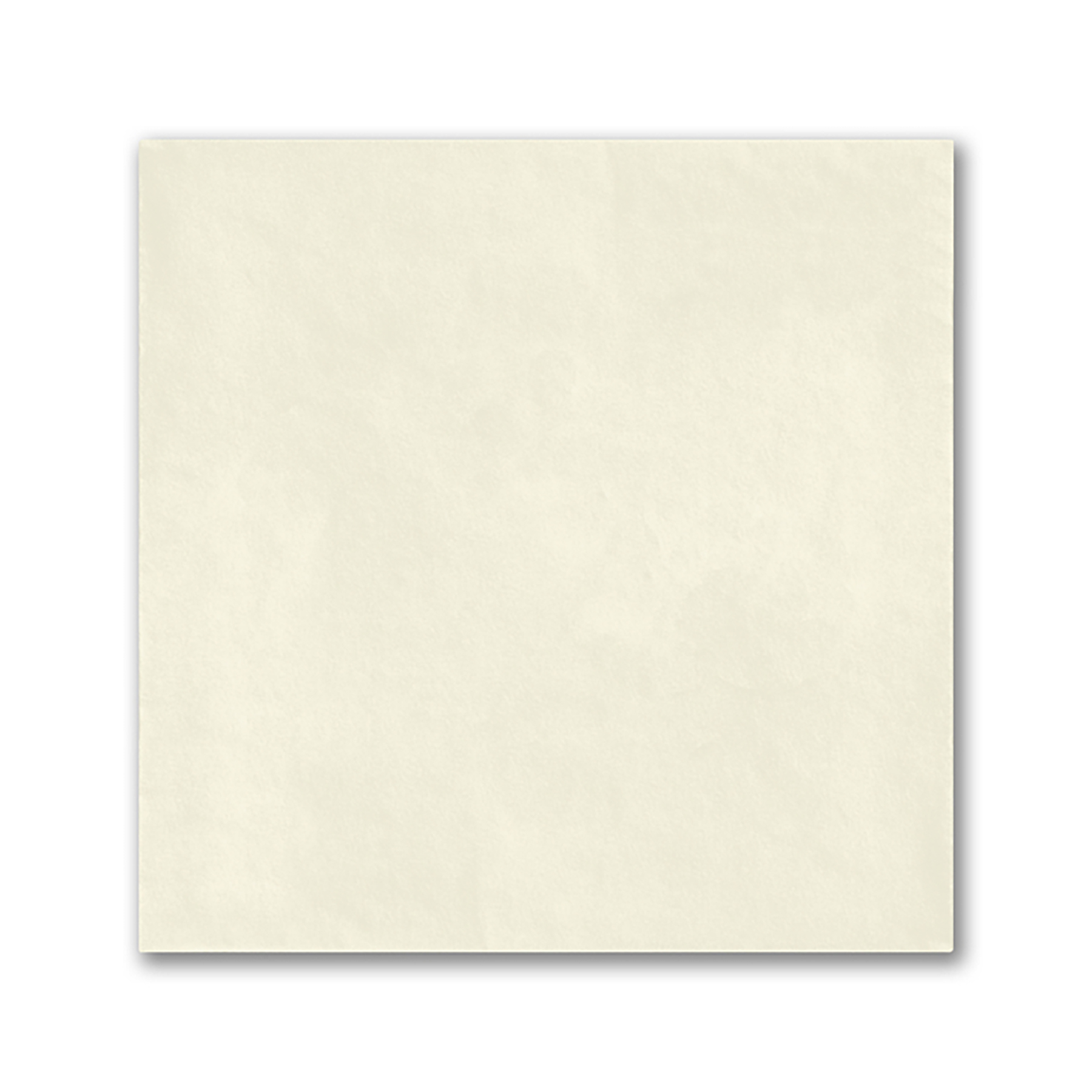 Beverage Napkin w/Uncoined Edge (Ecru Beige)