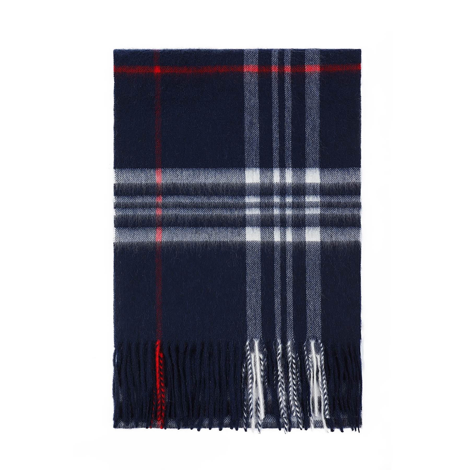 Luxury 100% Cashmere Scarf With Velvet Bag 3