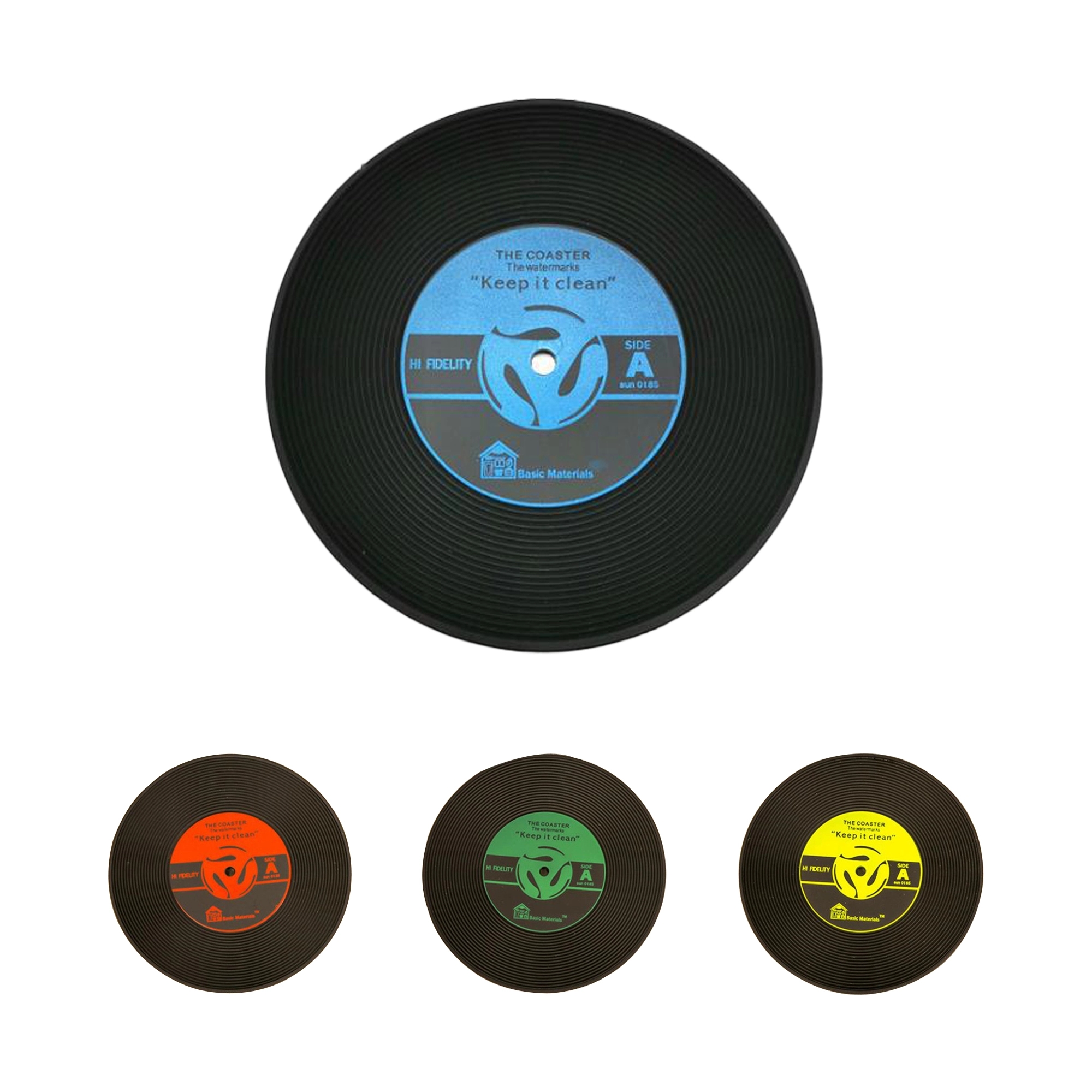 Vinyl Record Coasters Cup Mat