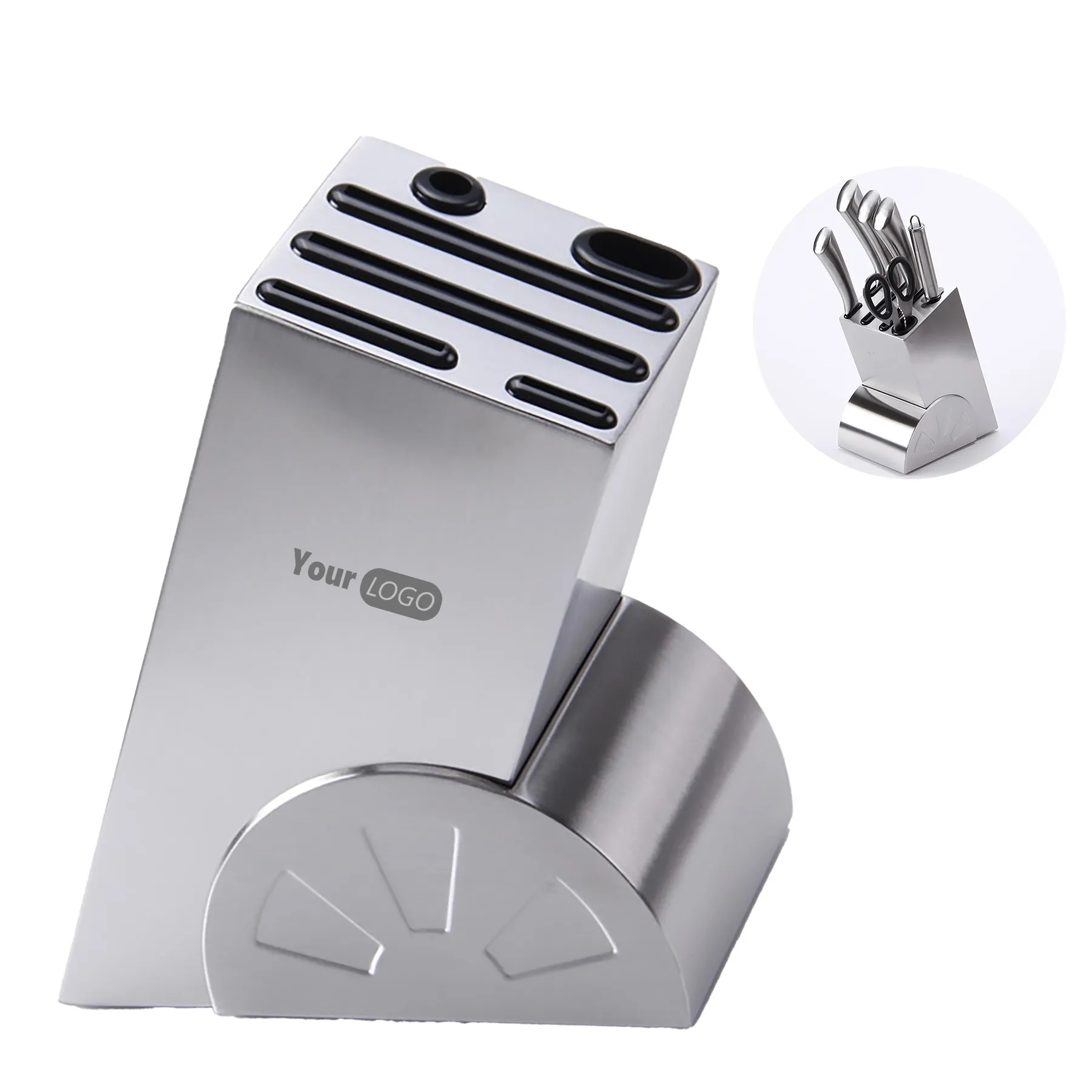 Stainless Steel Knife Holder 12