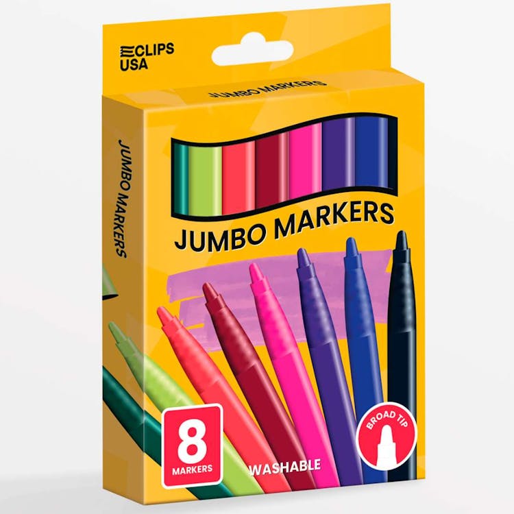 Jumbo Washable Markers - 8ct Pack Full Pallet 2