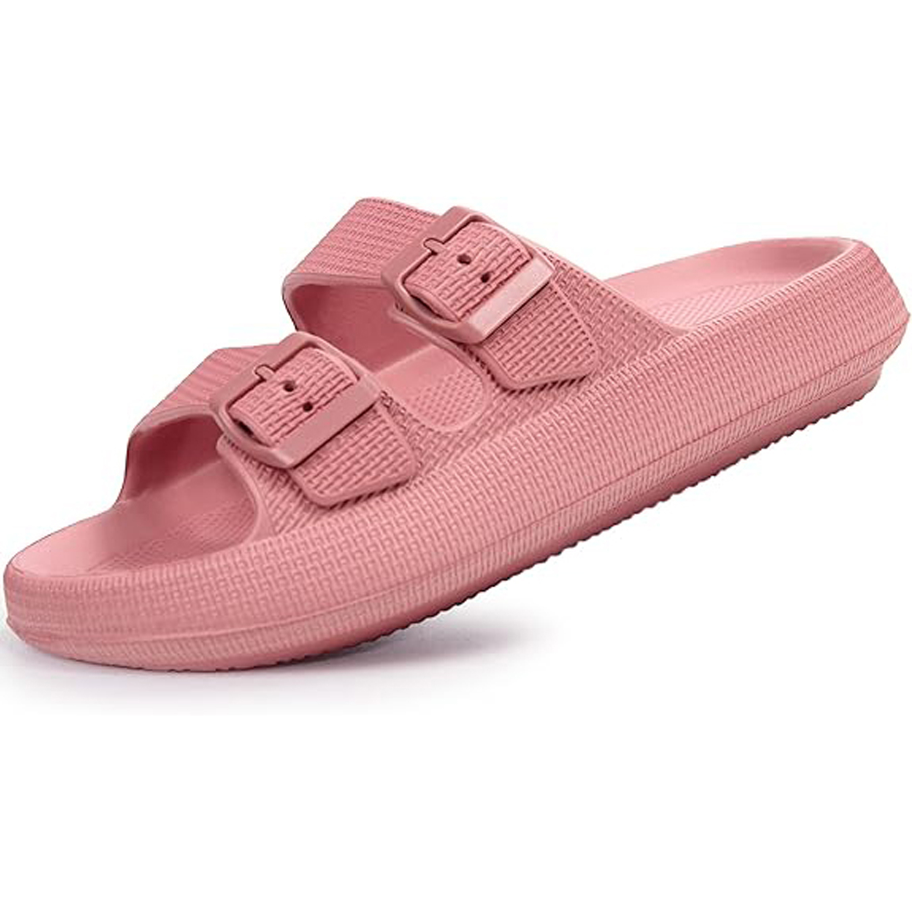 EVA Double Buckle Adjustable Flat Sandals 5