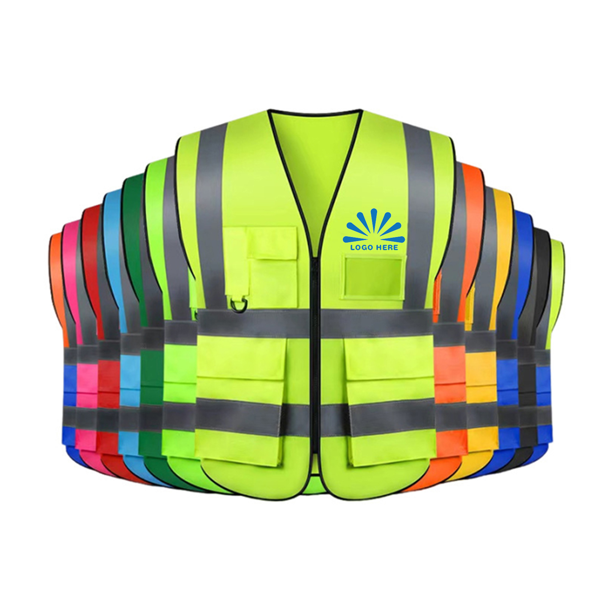 Reflective Warp Knitted Safety Vest 3