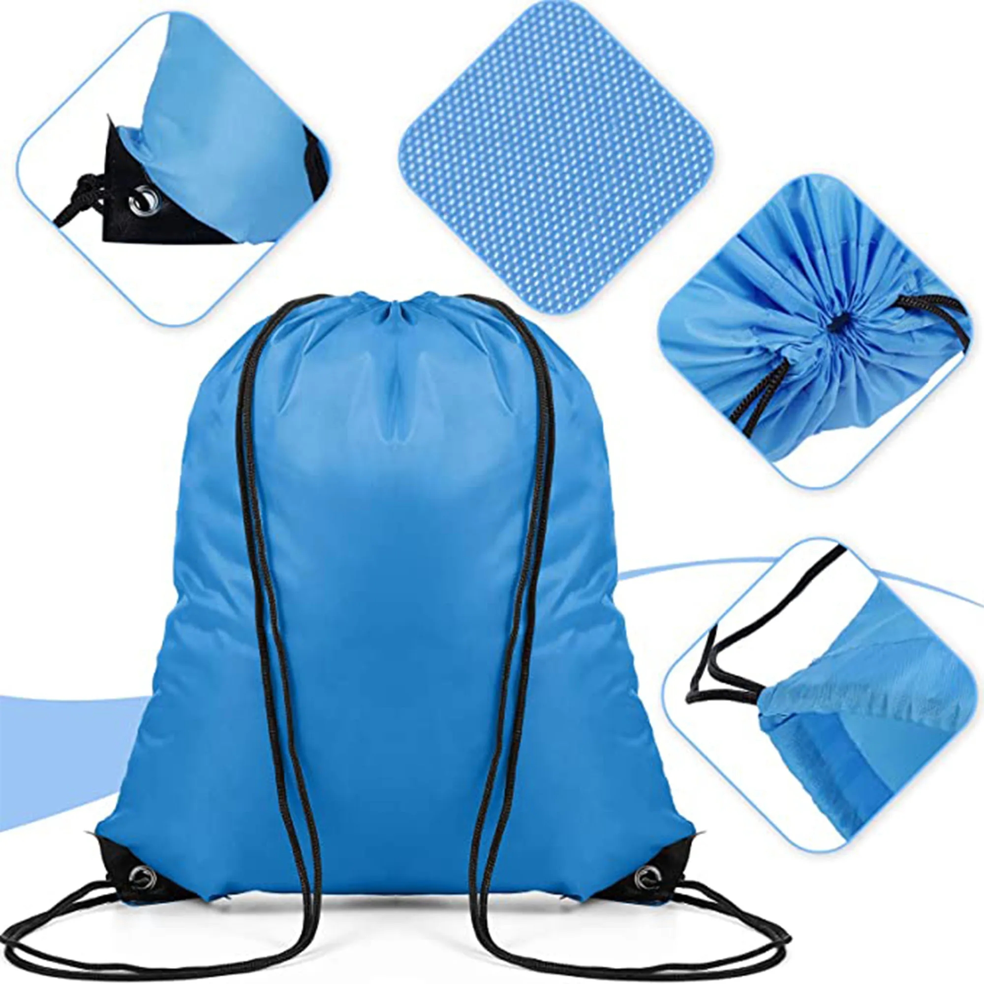 13.4"x16.5" Drawstring Backpack Bag 9