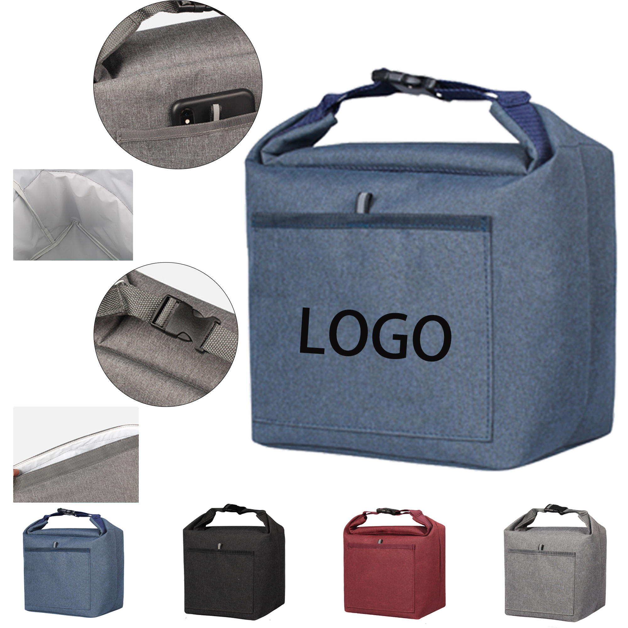 Student Bento Lunch Tote Insulated Bag 2