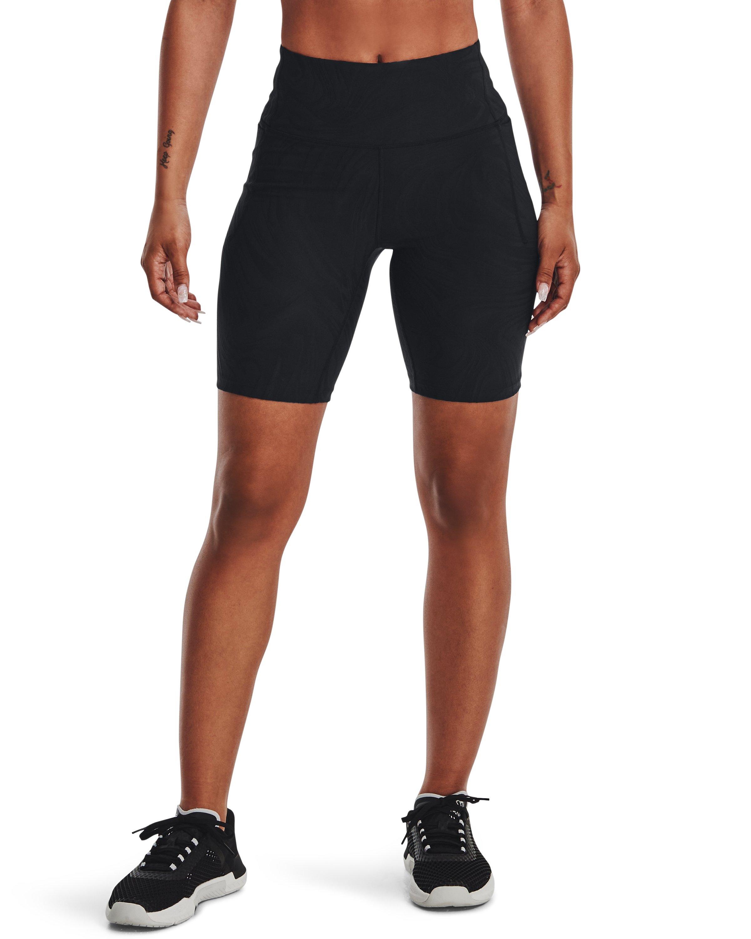 Women's UA Meridian Jacquard Bike Shorts 14