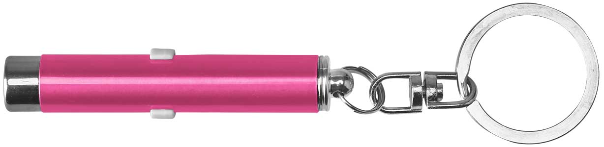 Dual function laser pointer and super bright LED flashlight with keychain. 27