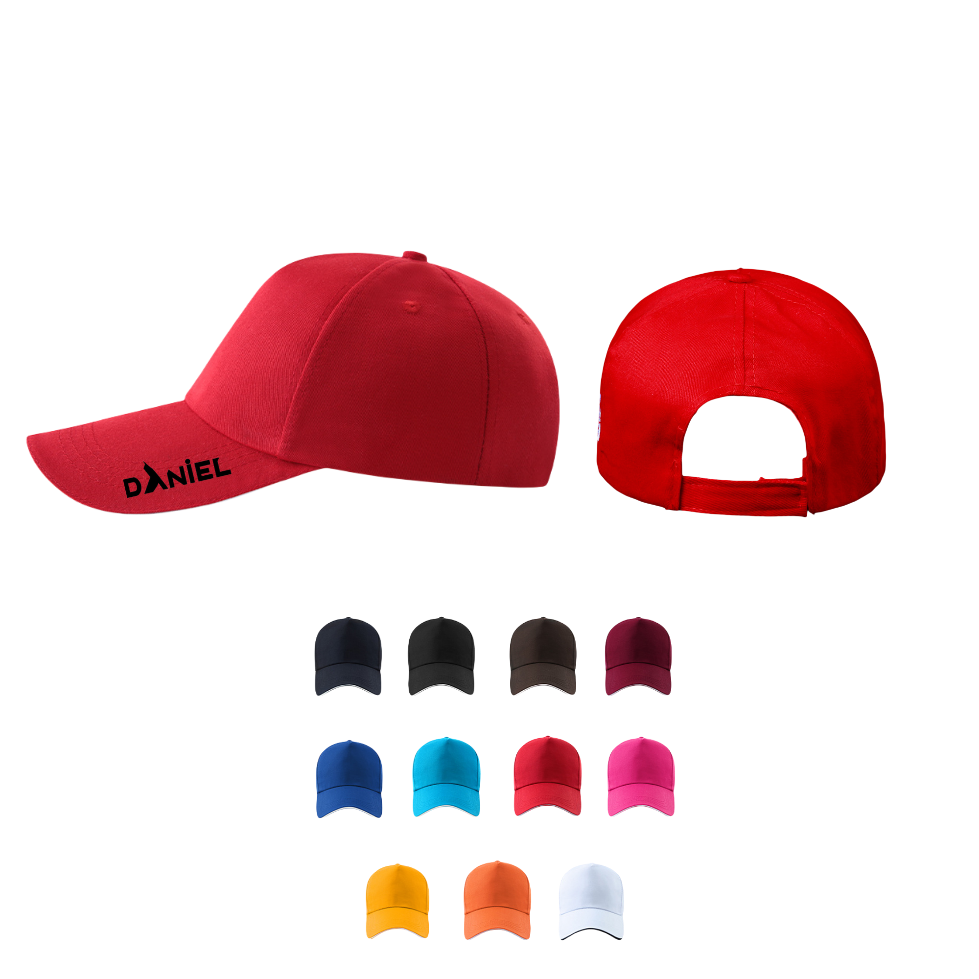 Pure Cotton Baseball Caps 5 Panel 3