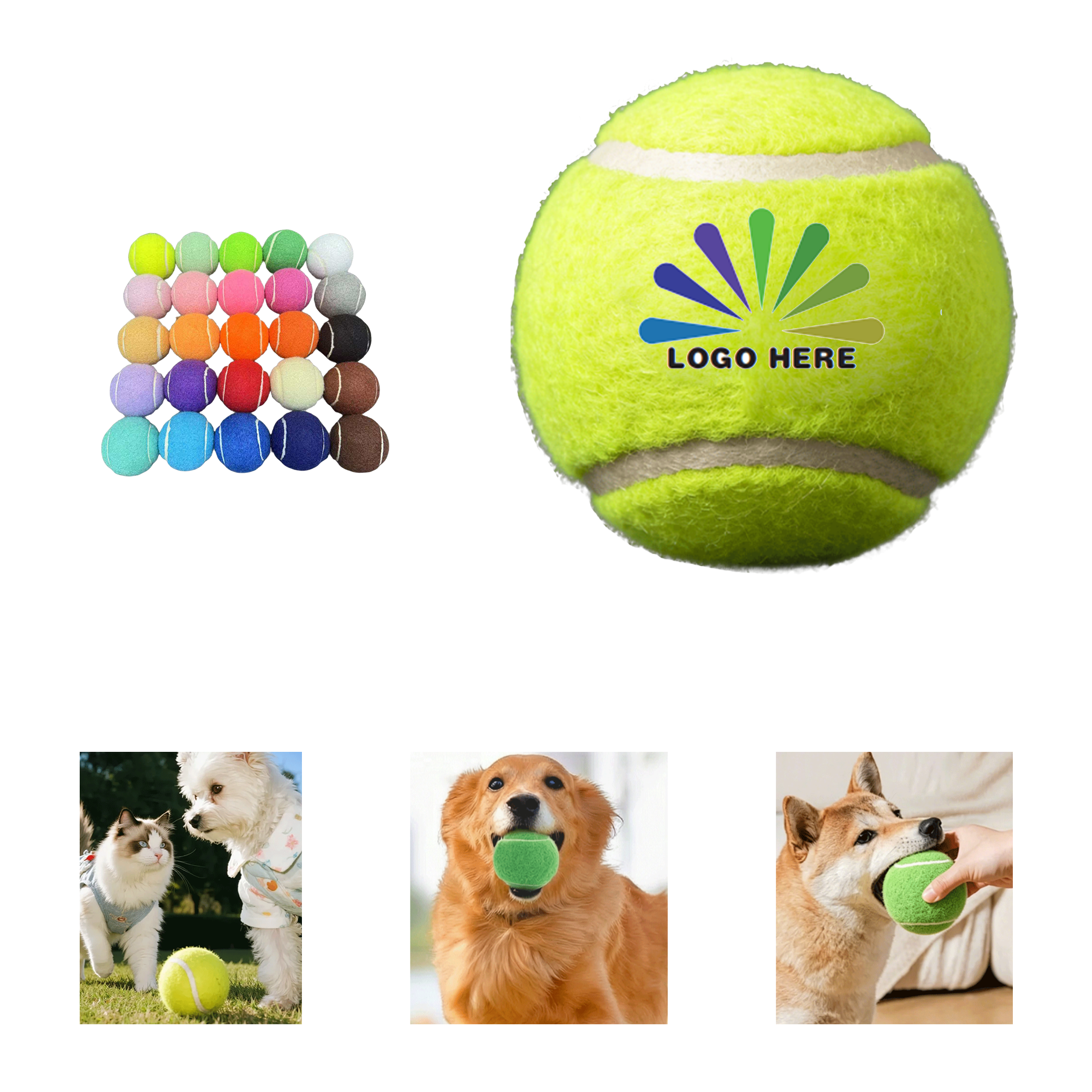 2.5 Inch Pet Fetch Ball 2