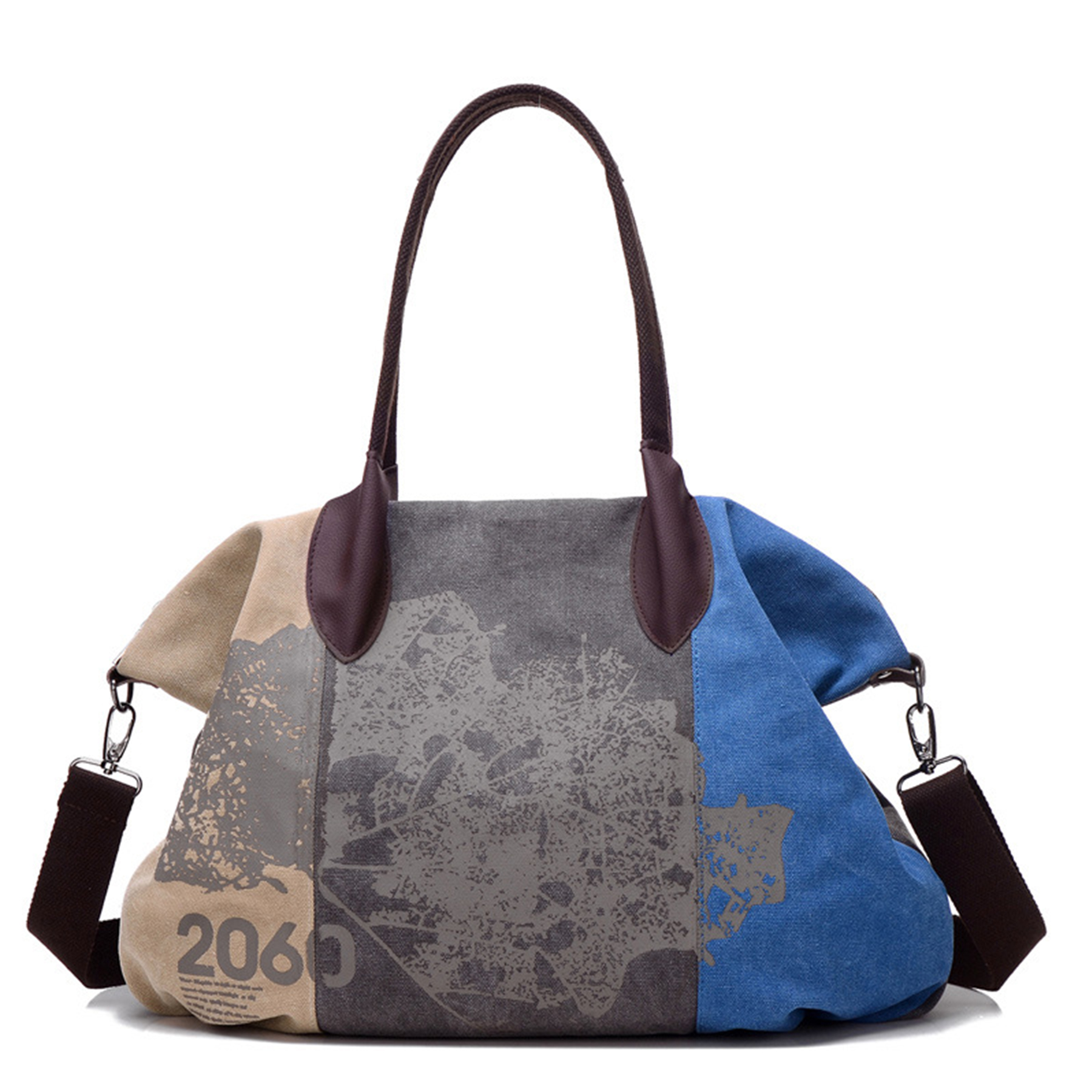 Canvas Daily Purse Shoulder Handbag Tote Shopper Bag Women, custom tote bag with logo imprint 9