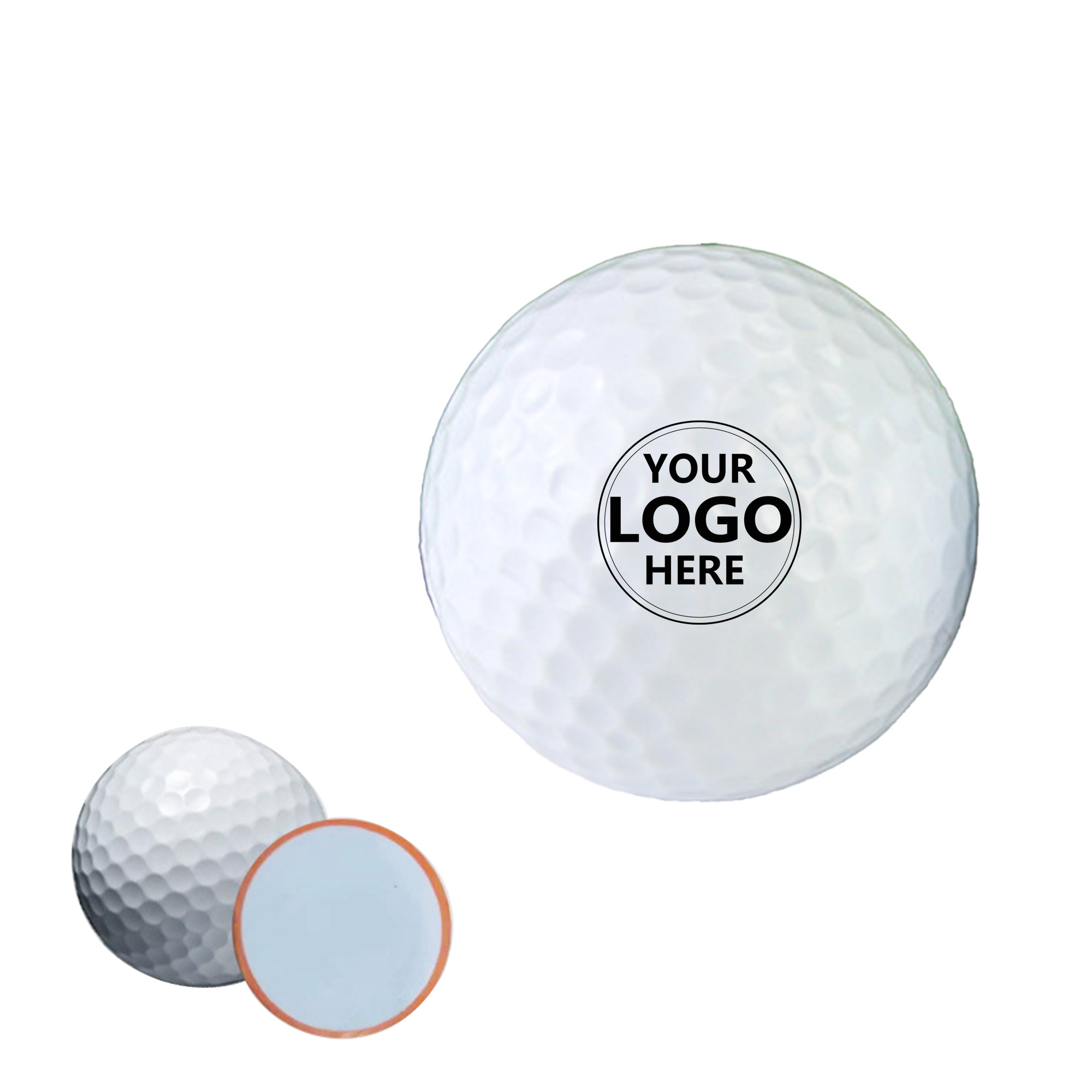 Saran Rubber Golf Balls 2