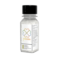 2 oz. Lemon Verbena Bath Salts in Tall Square Jar