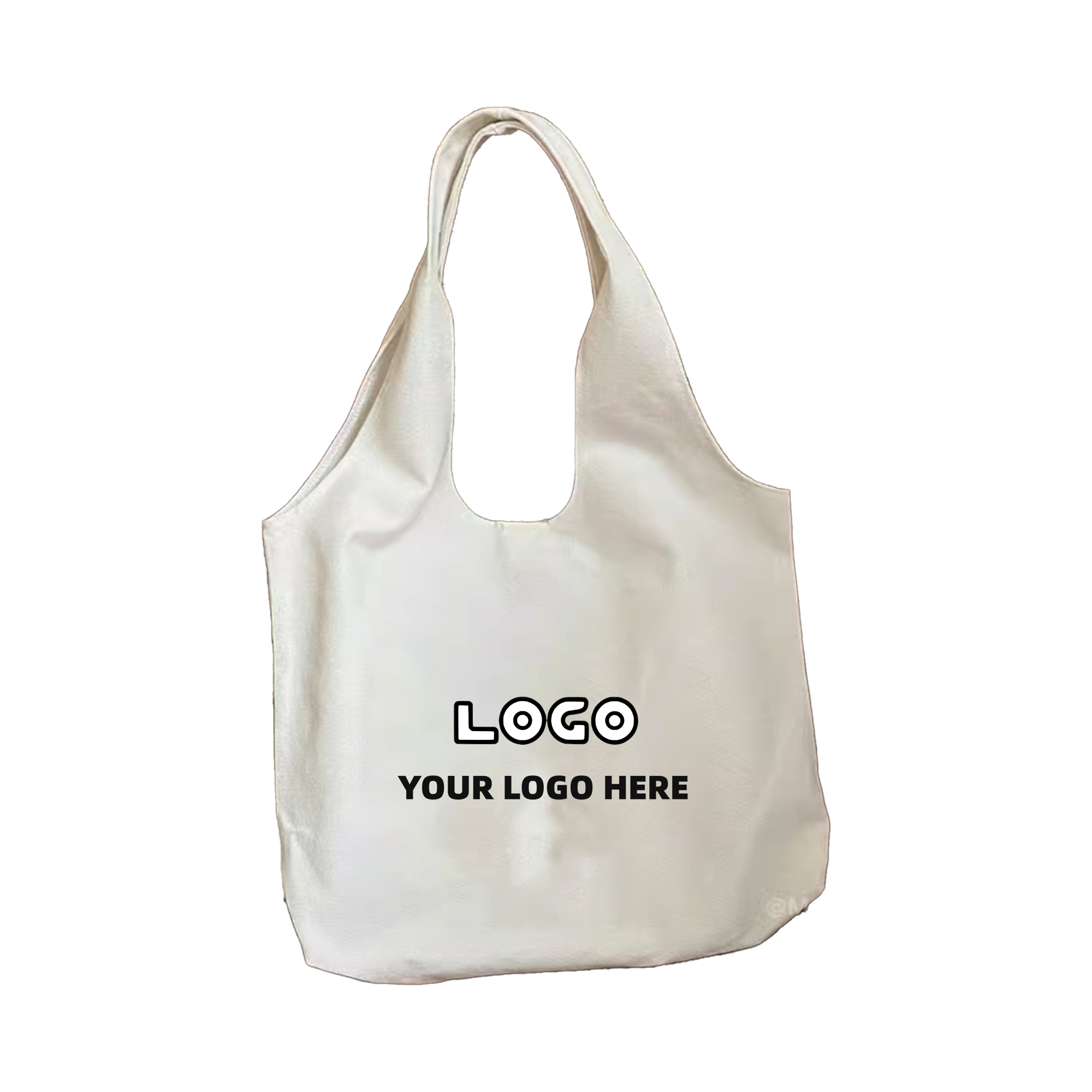 Heavy Duty Canvas Shoulder Tote, custom tote bag with logo imprint 3