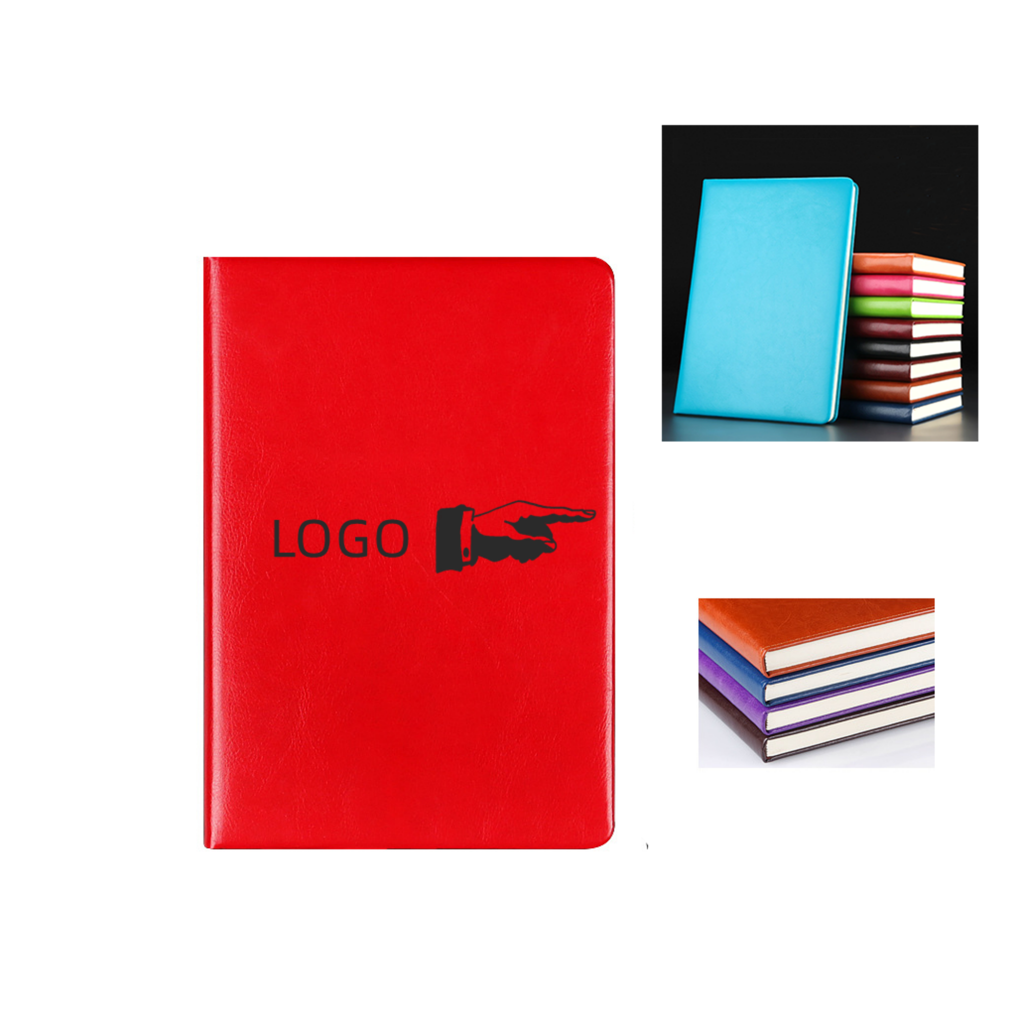 Business Office School Leather Notebook MOQ 50PCS