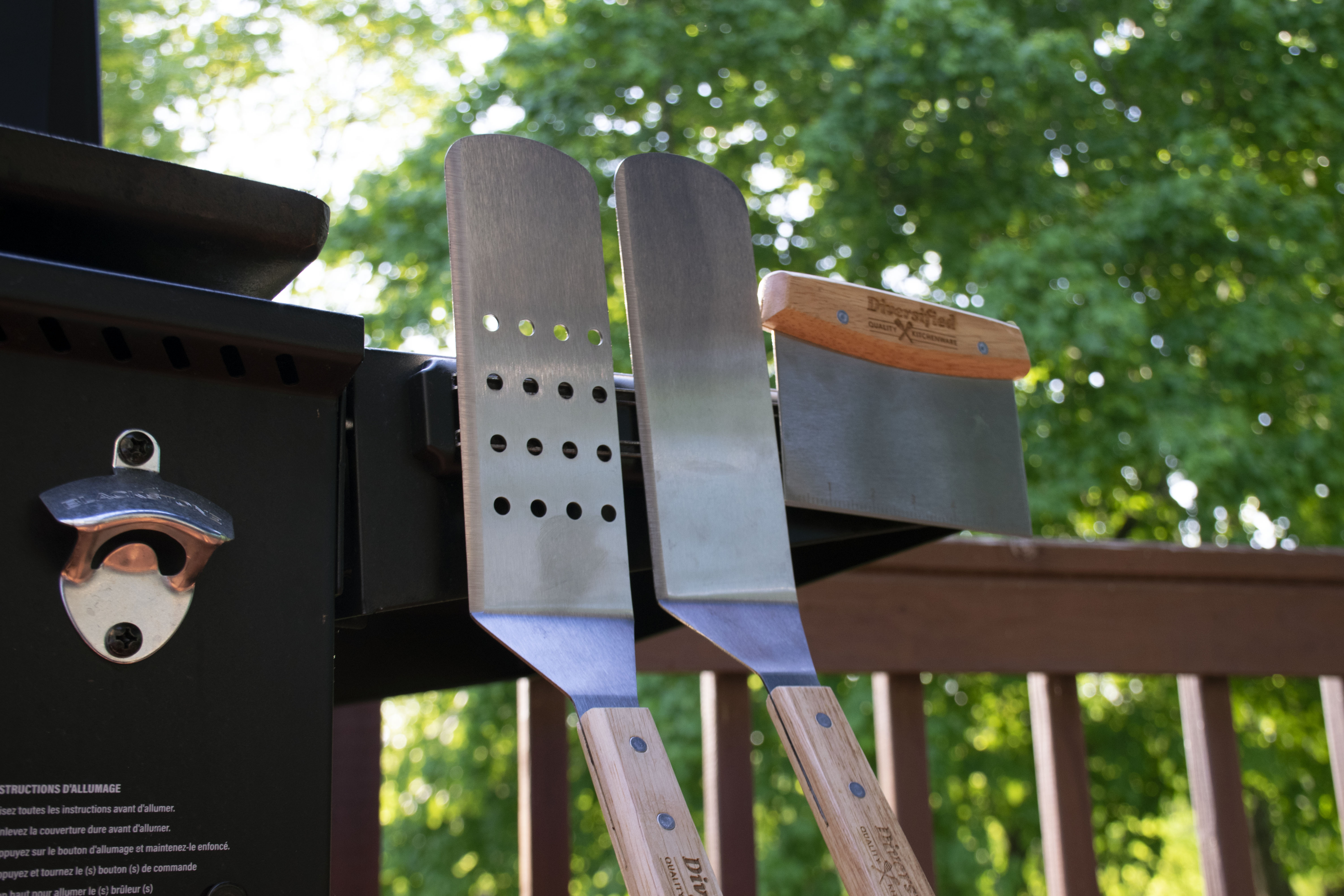 Deluxe Grilling Scraper & Flippers Set 15