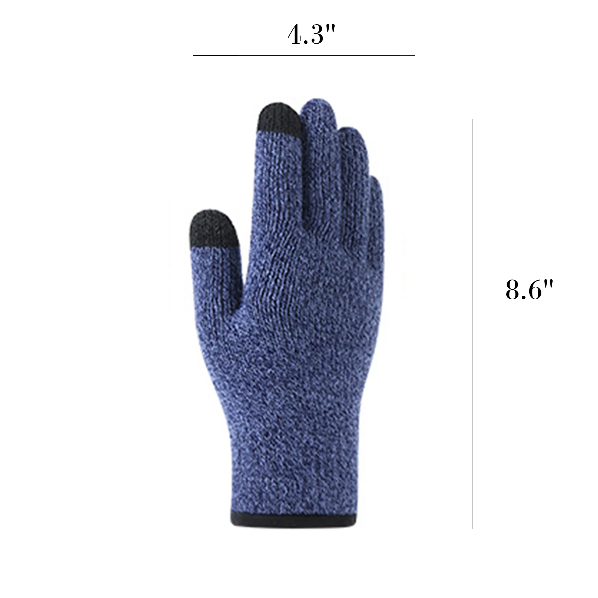Touch Screen Thickened Knit Gloves 4