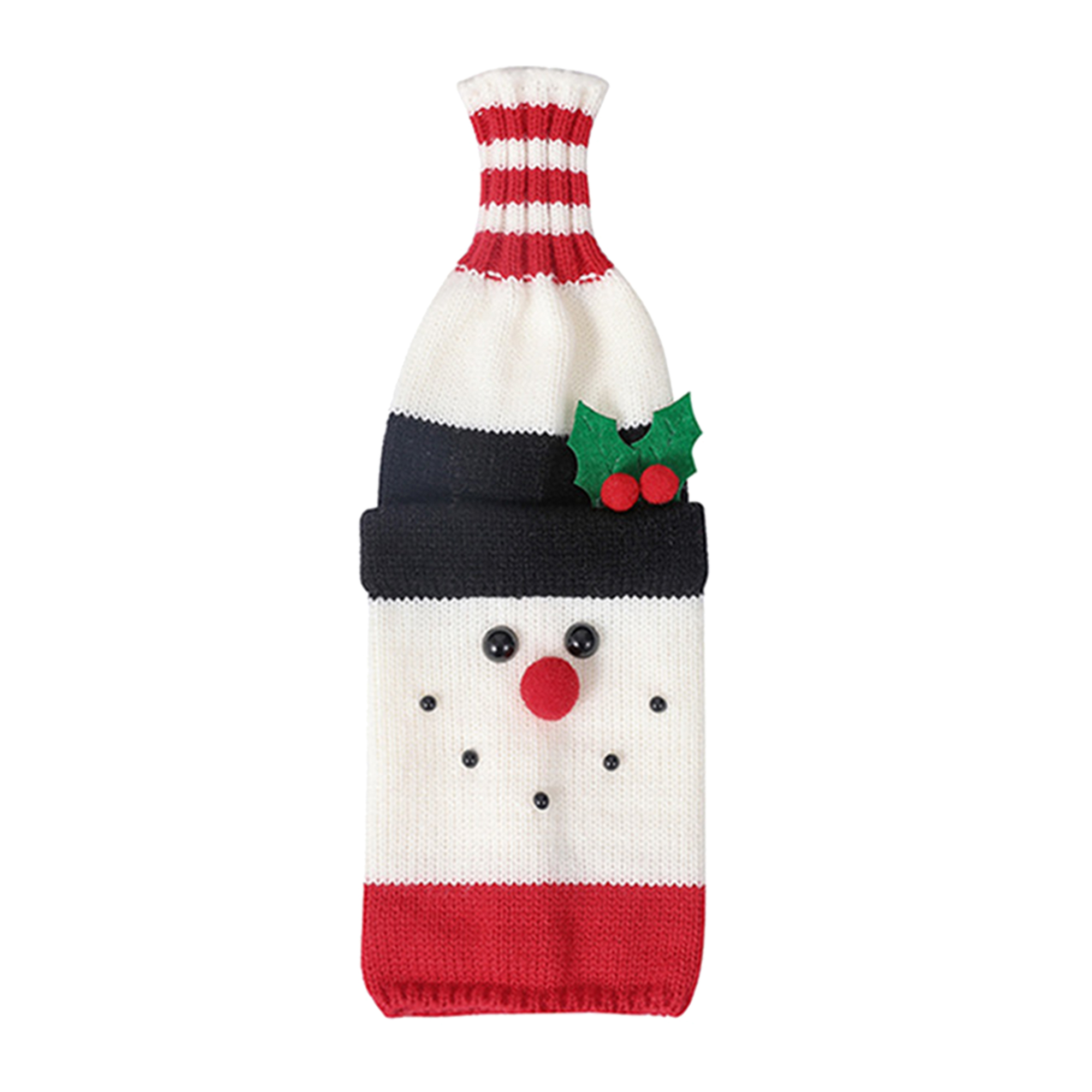 Christmas Knit Bottle Sleeve, custom koozie with logo imprint 13