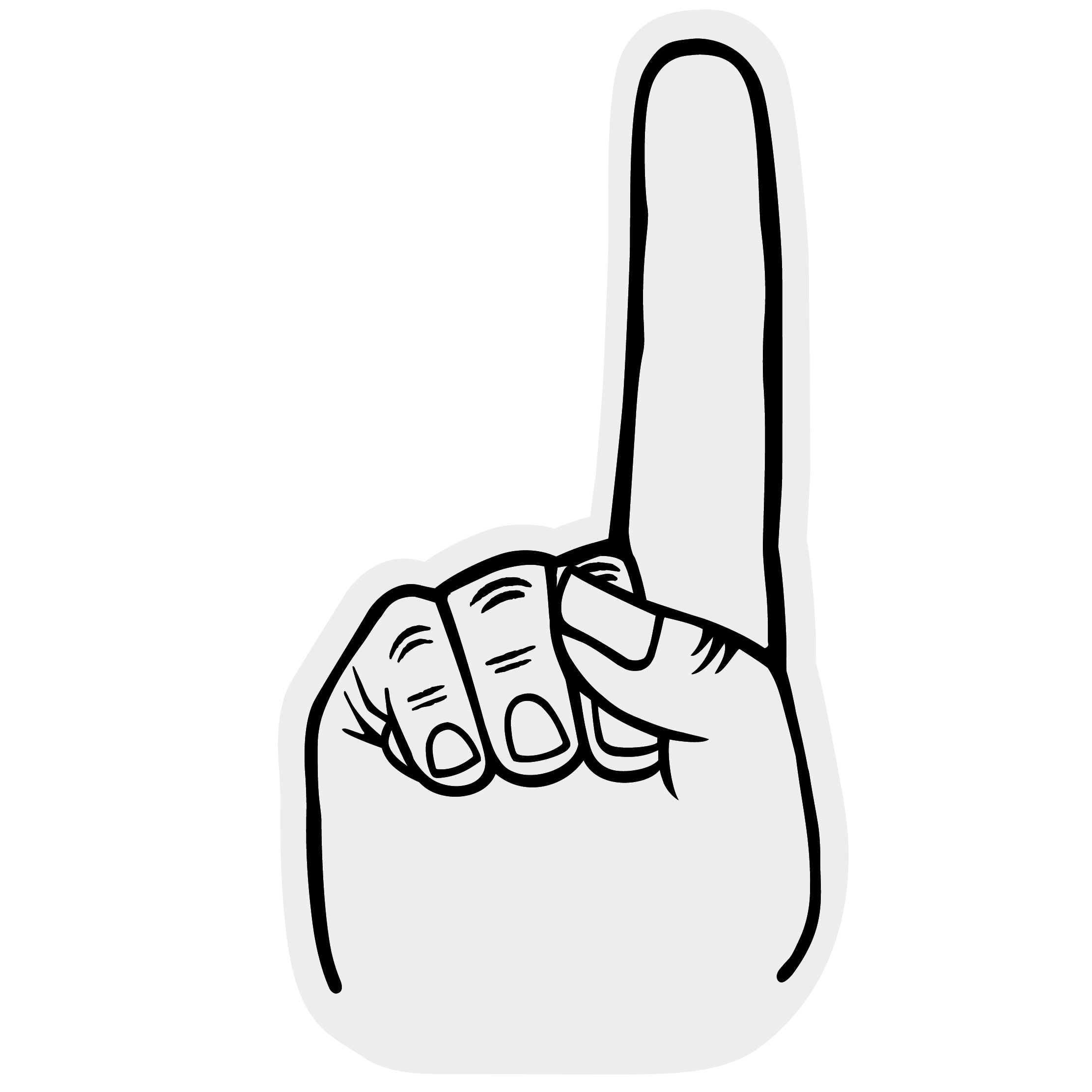 14" Foam Hand 78