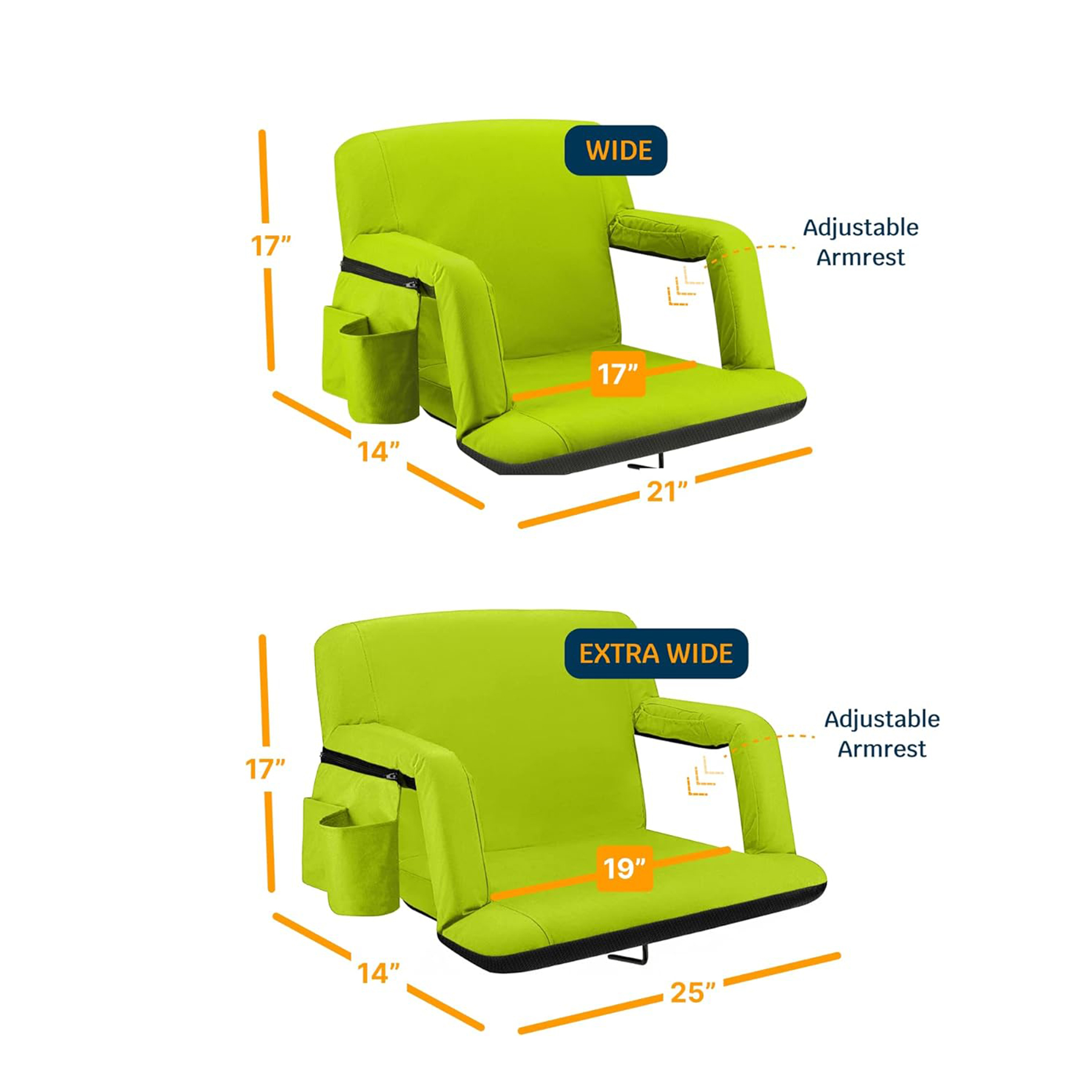 Reclining Stadium Seat 22