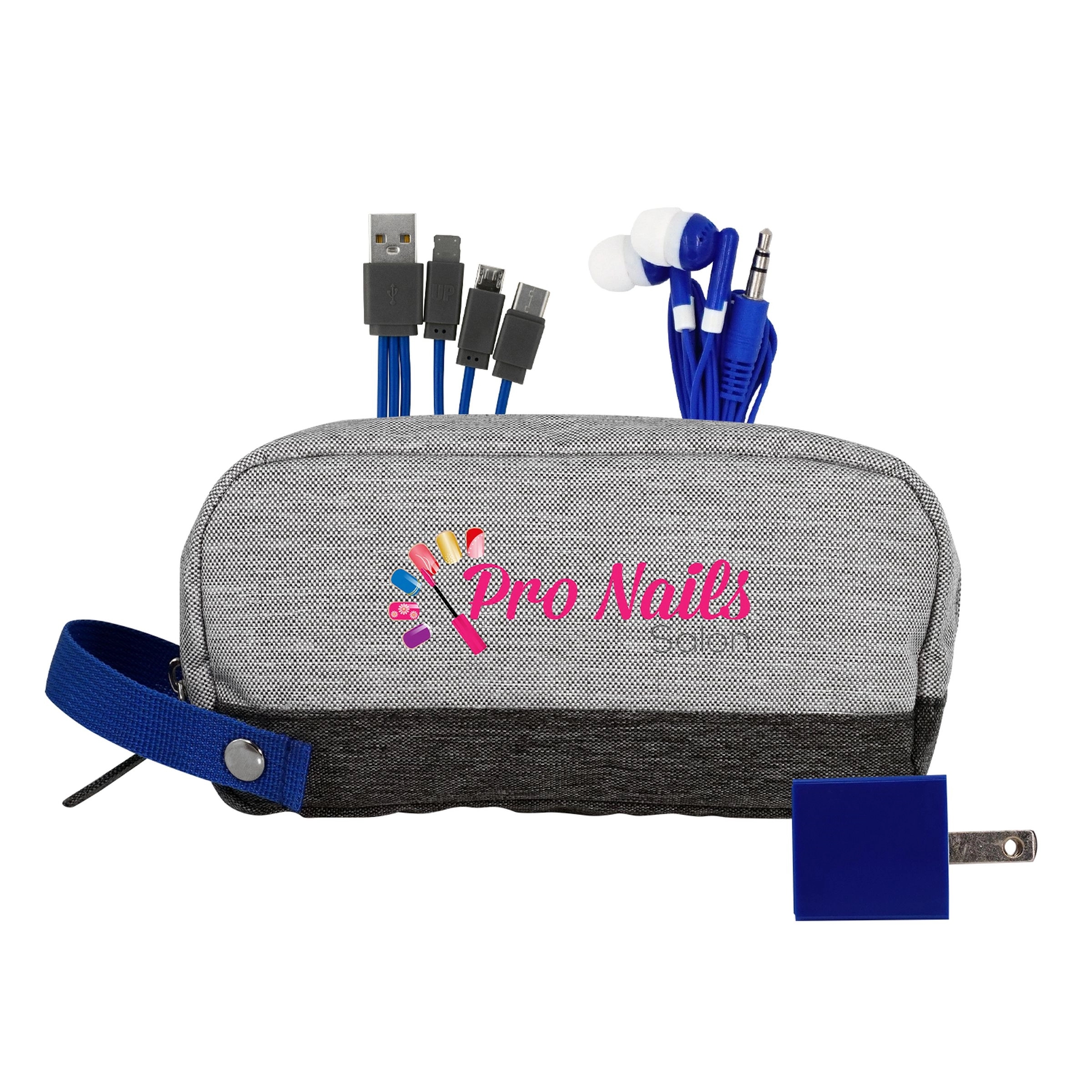 Bay Two Tone Wall Charging Travel Set 2
