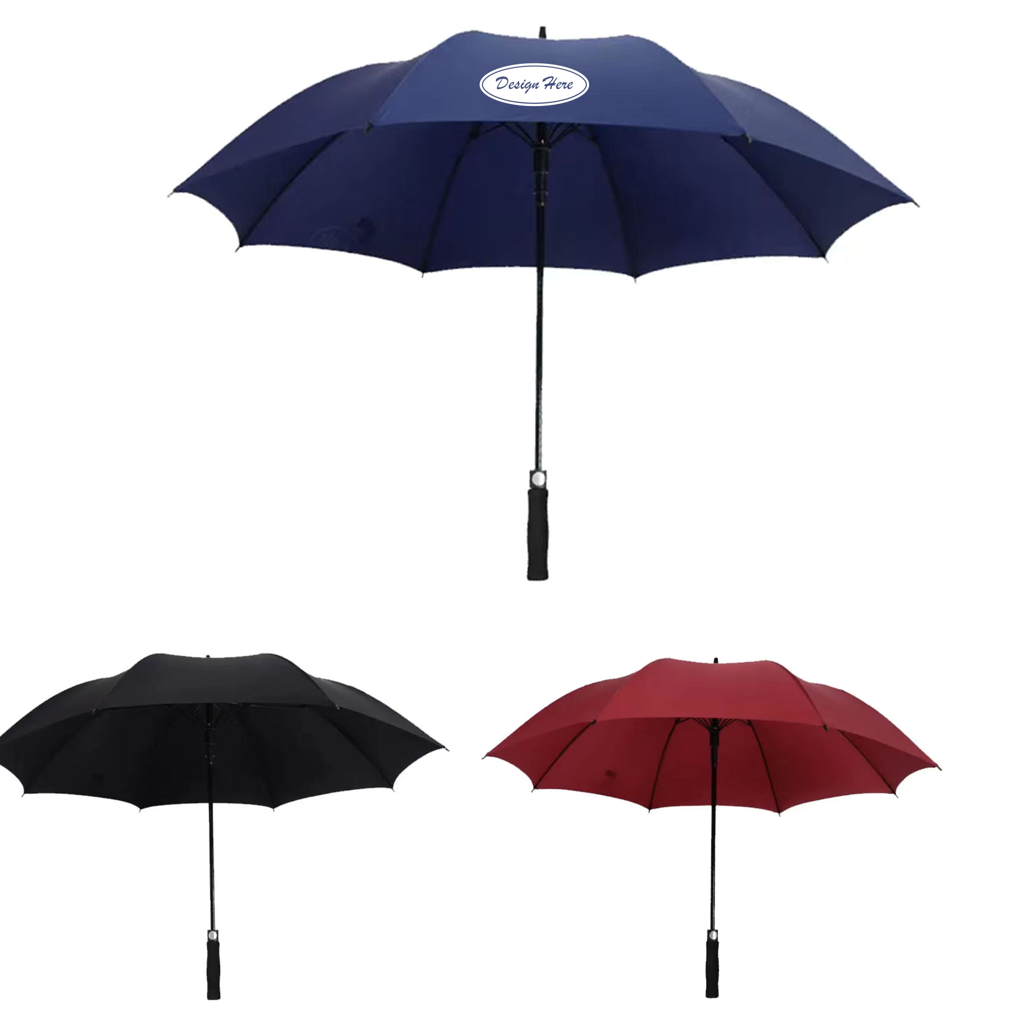 Durable Sun & Rain Protection Umbrella with Extended Handle