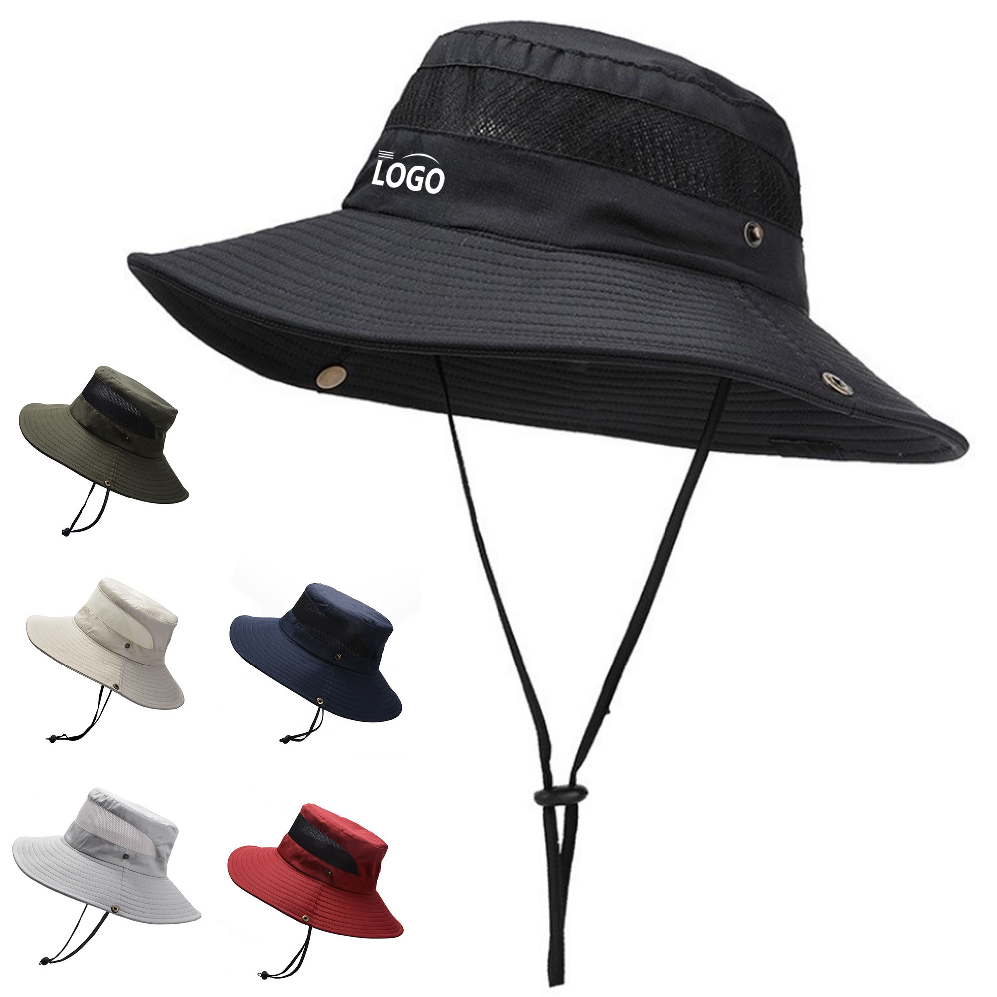 Wide-Brim Hiking & Fishing Sun Hat 6