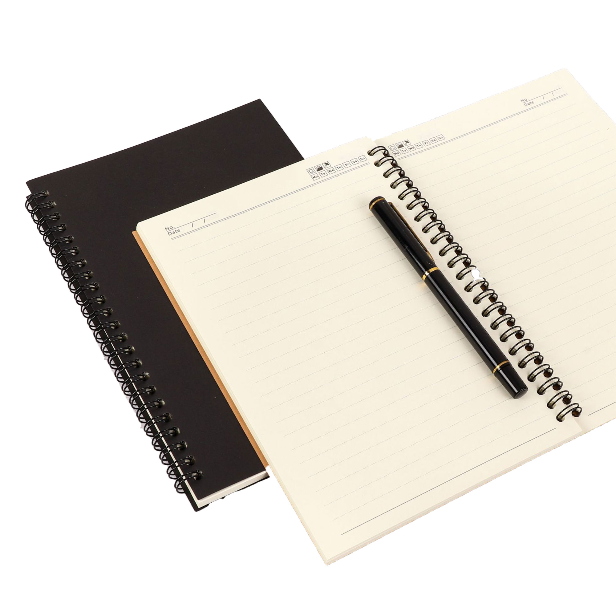 Kraft Spiral Notebook With Texture 8