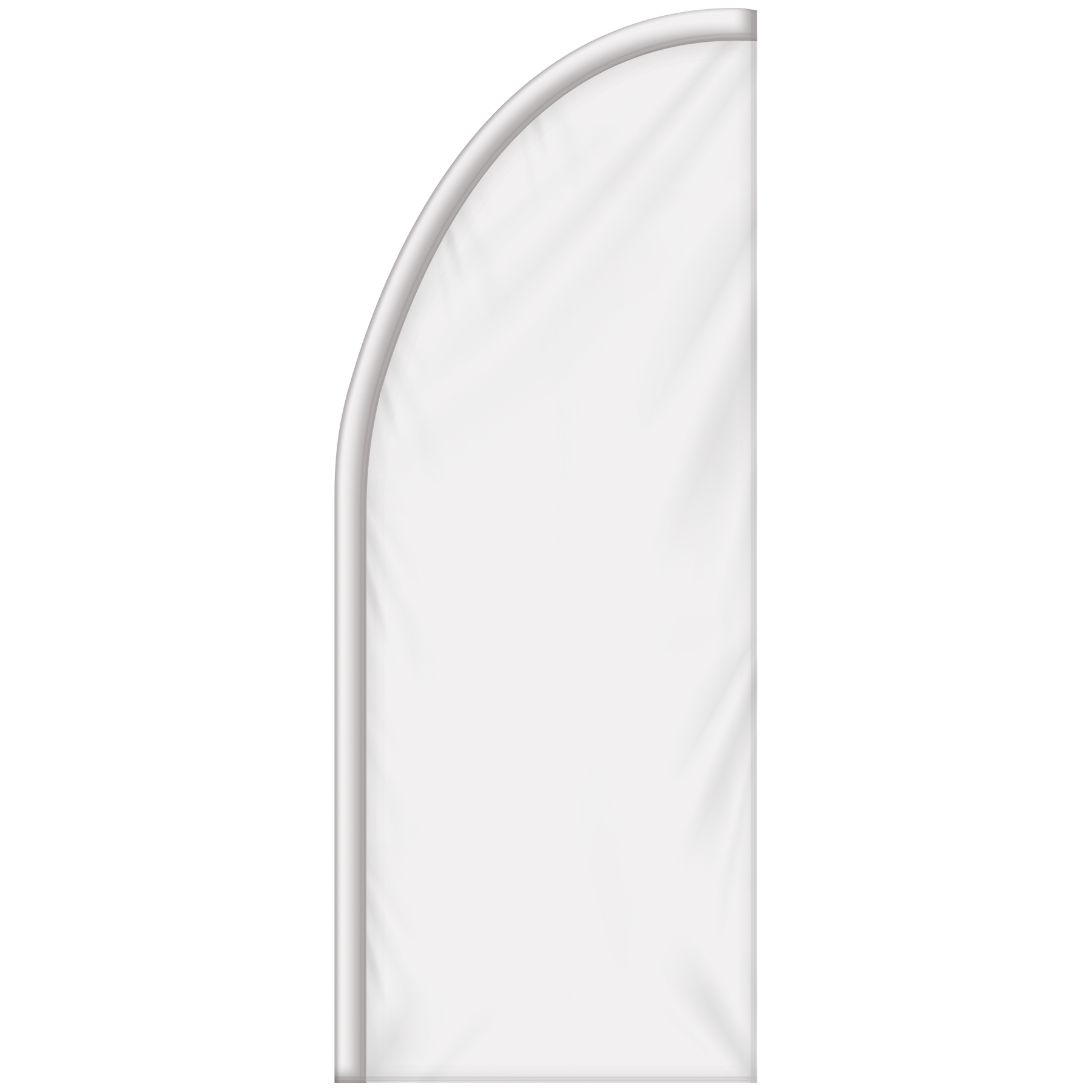 3' x 8' Custom Single Reverse Half Drop Flag 21