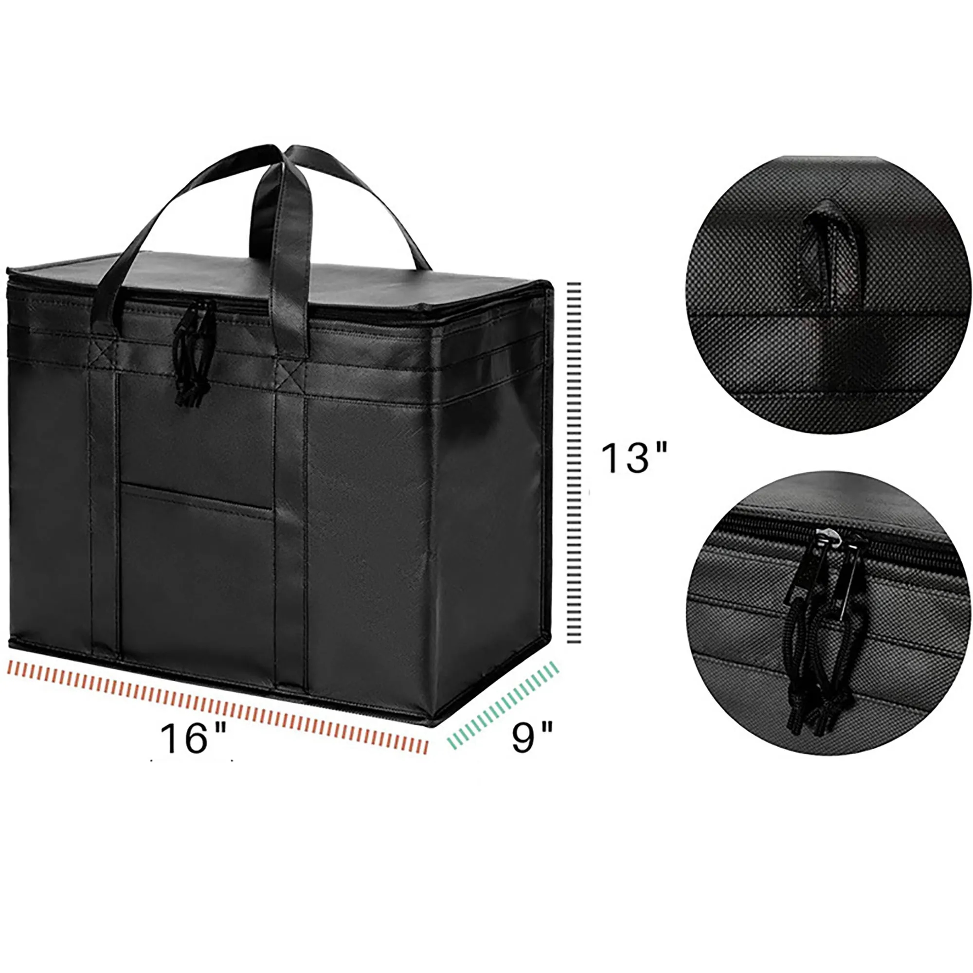 Oversized Insulated Lunch Bag MOQ 5 PCS 7