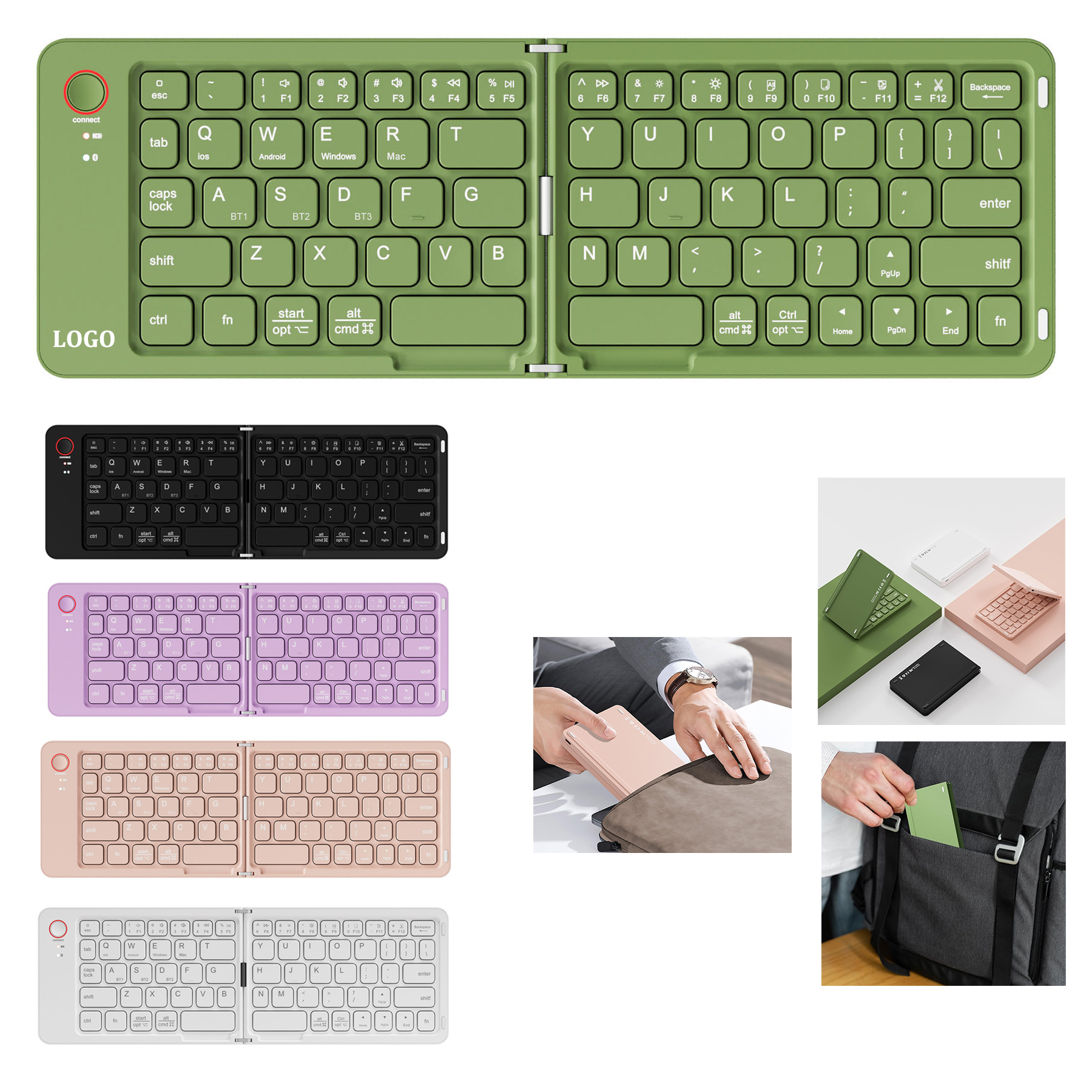 Mini Foldable Bluetooth Keyboard 15