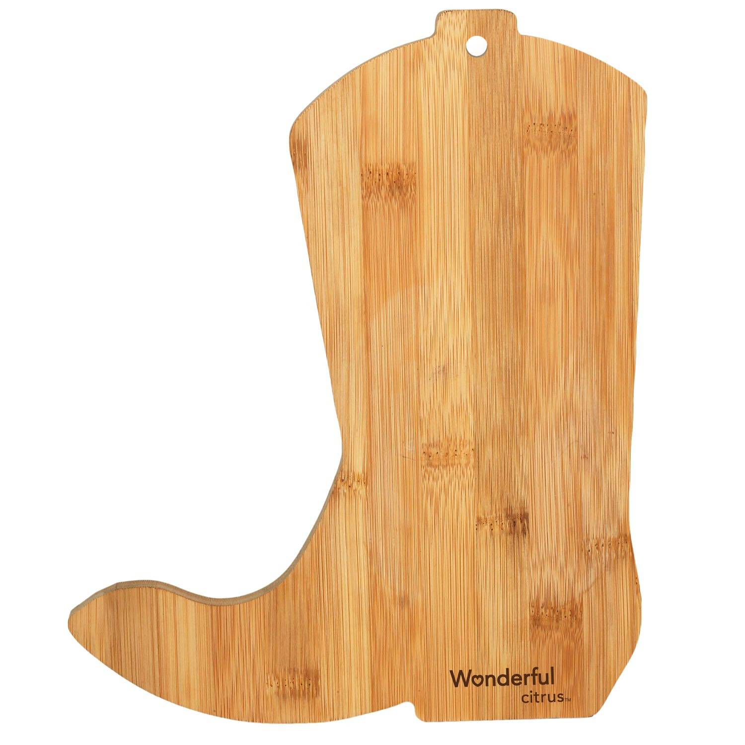 Cowboy Boot Shape Bamboo Cutting Board