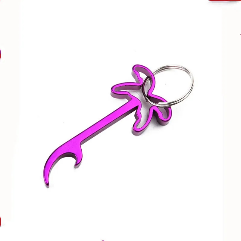 Coconut Tree Shaped Bottle Opener with Keychain 4