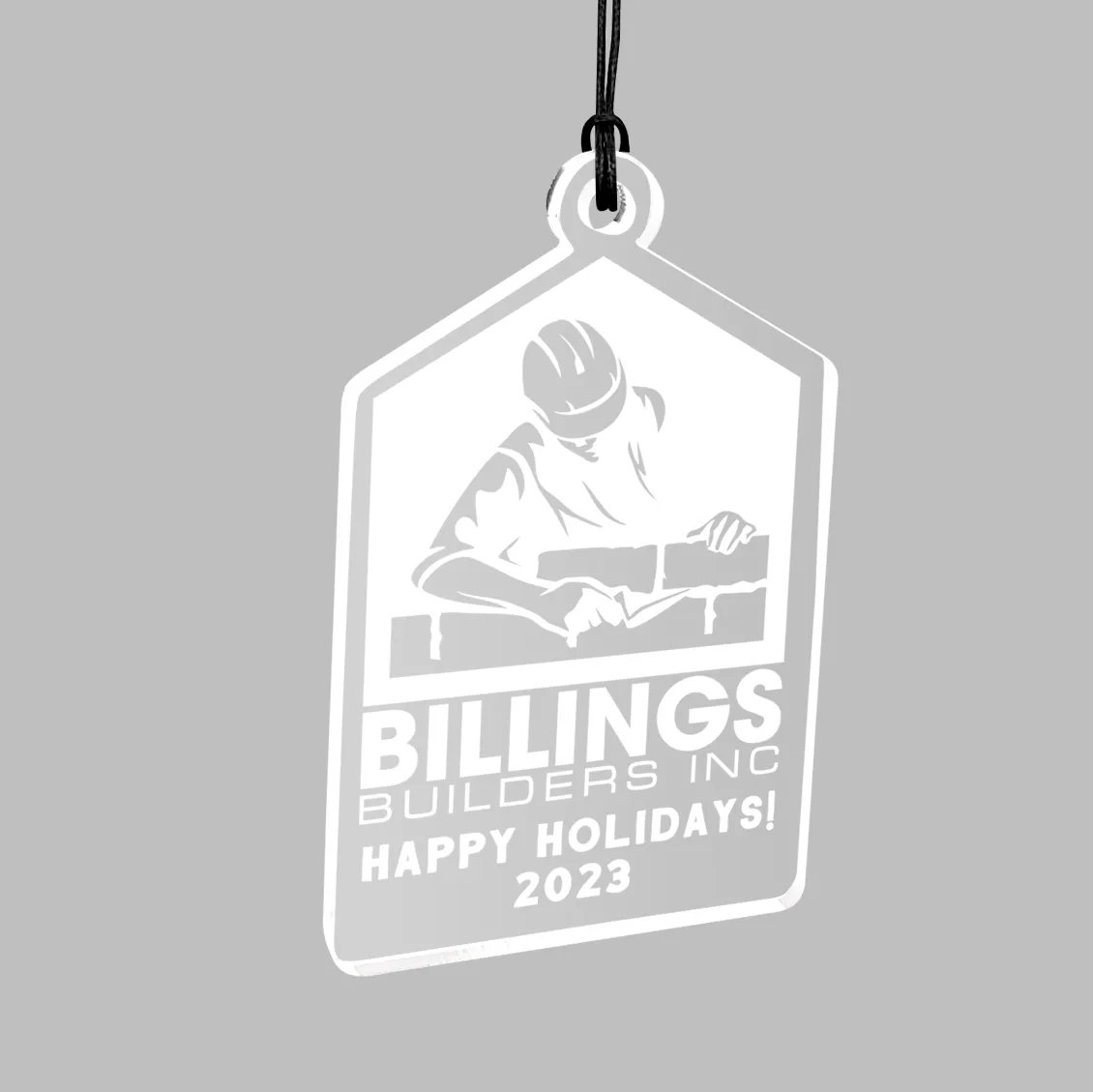 1/8" Laser Etched Ornament 6