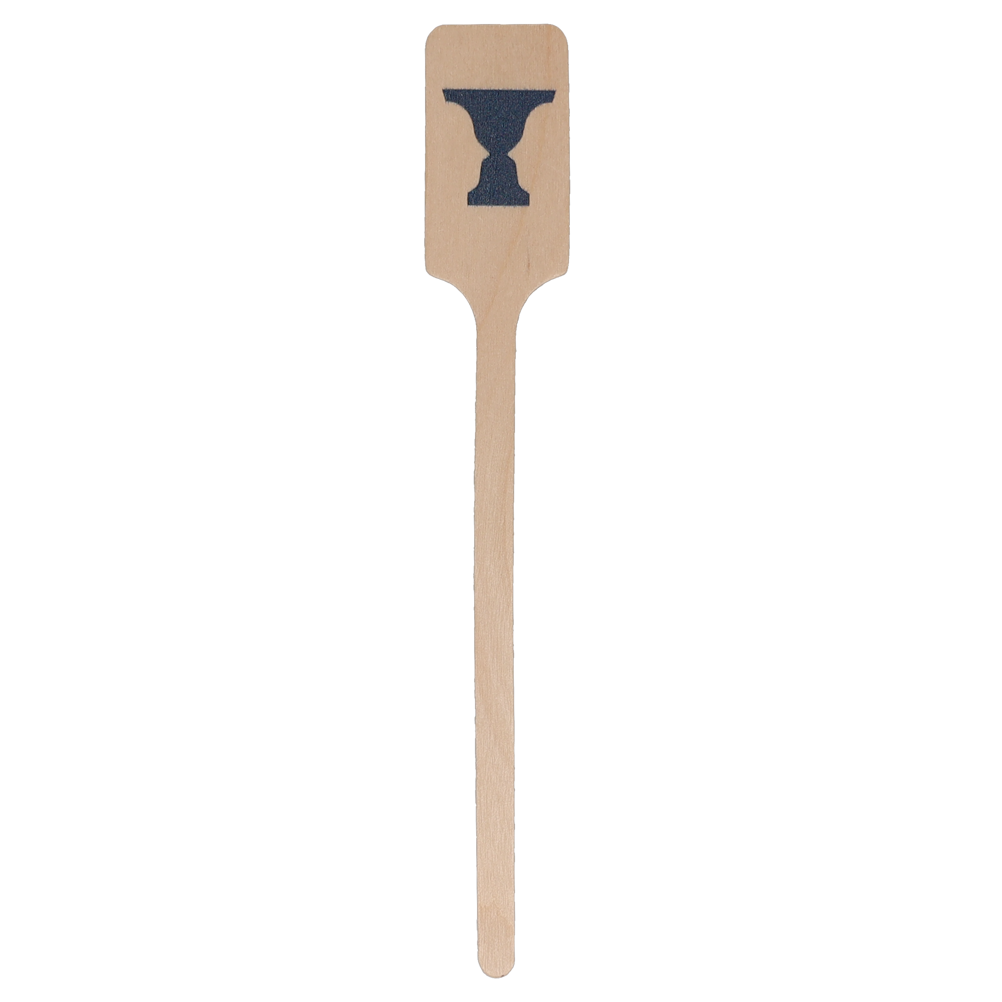 Wood Drink Stirrer 6.250" Upright Rectangle Tradition Print 5