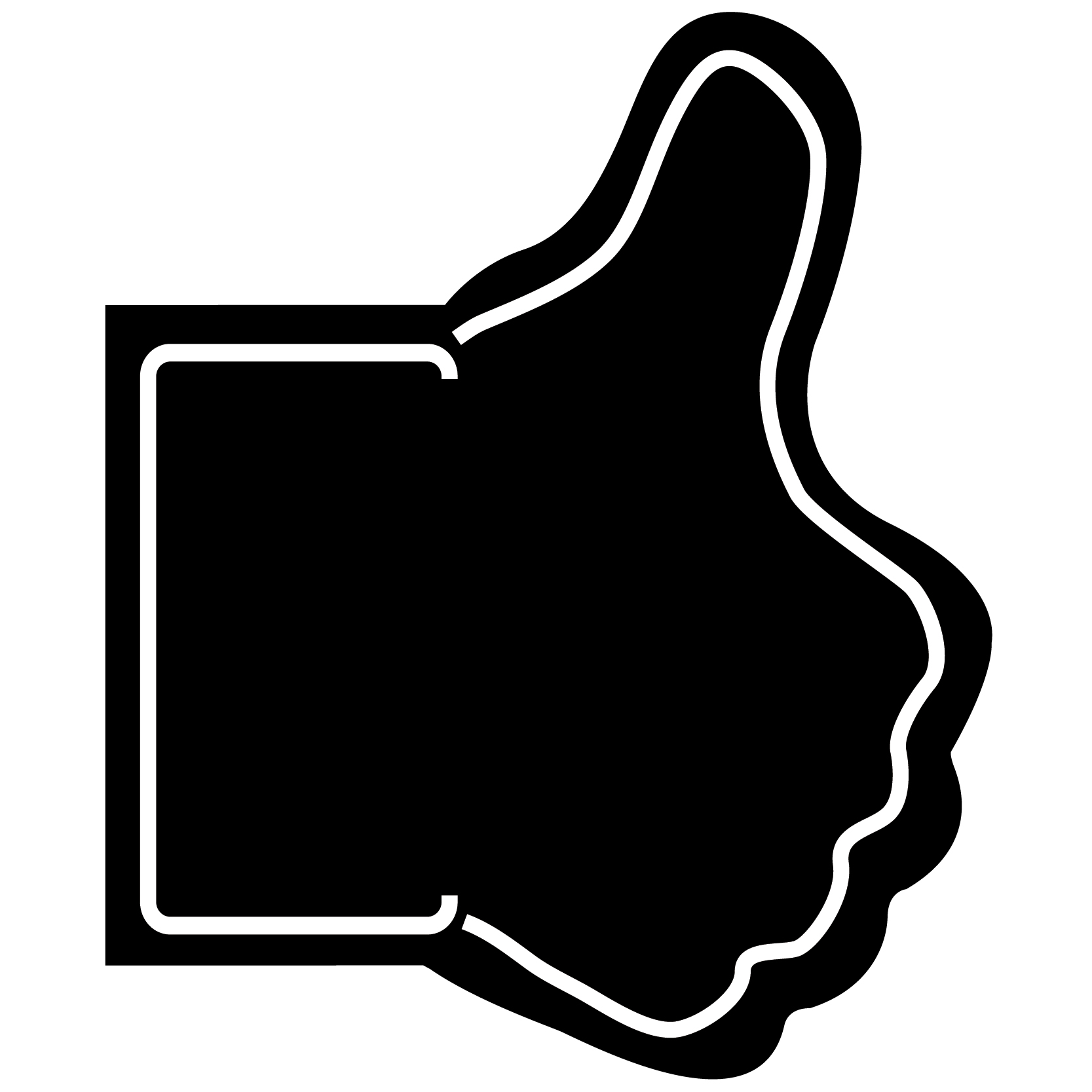 Facebook Foam Hand Mitt 54