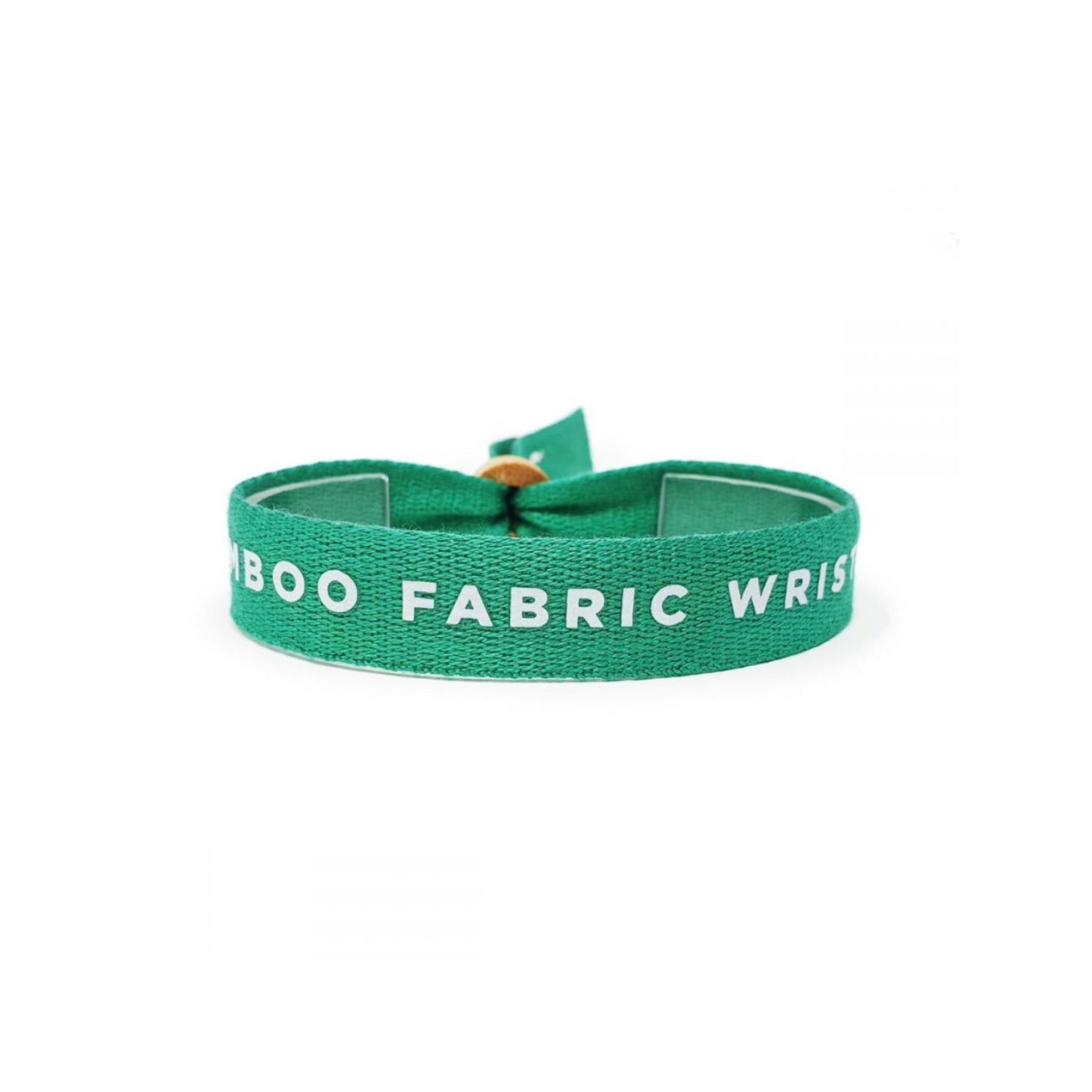 1/2" Eco-friendly Bamboo Fabric w/ Bamboo Lock Event Wristbands