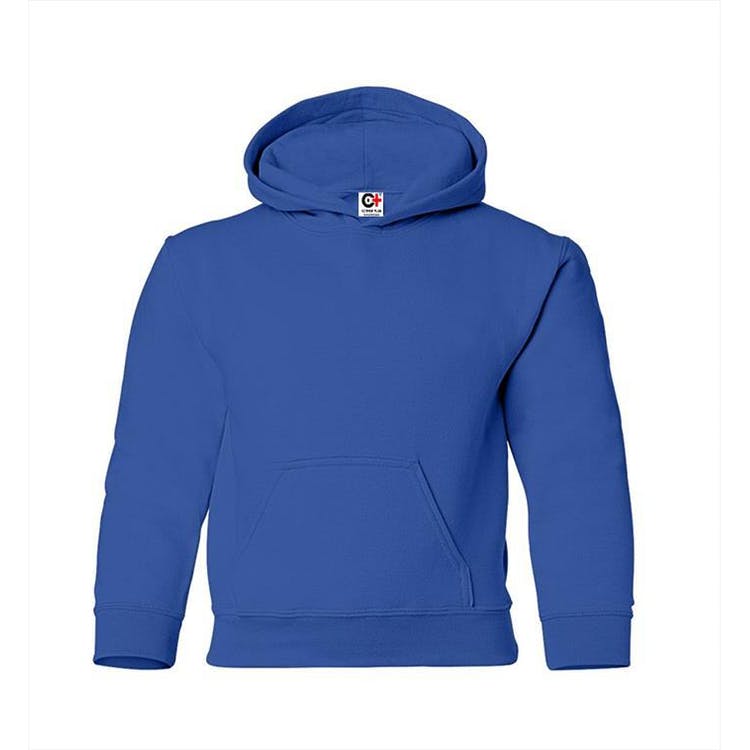 Kids' Hooded Pullover Royal Large, custom hoodie or sweatshirt with logo imprint 3