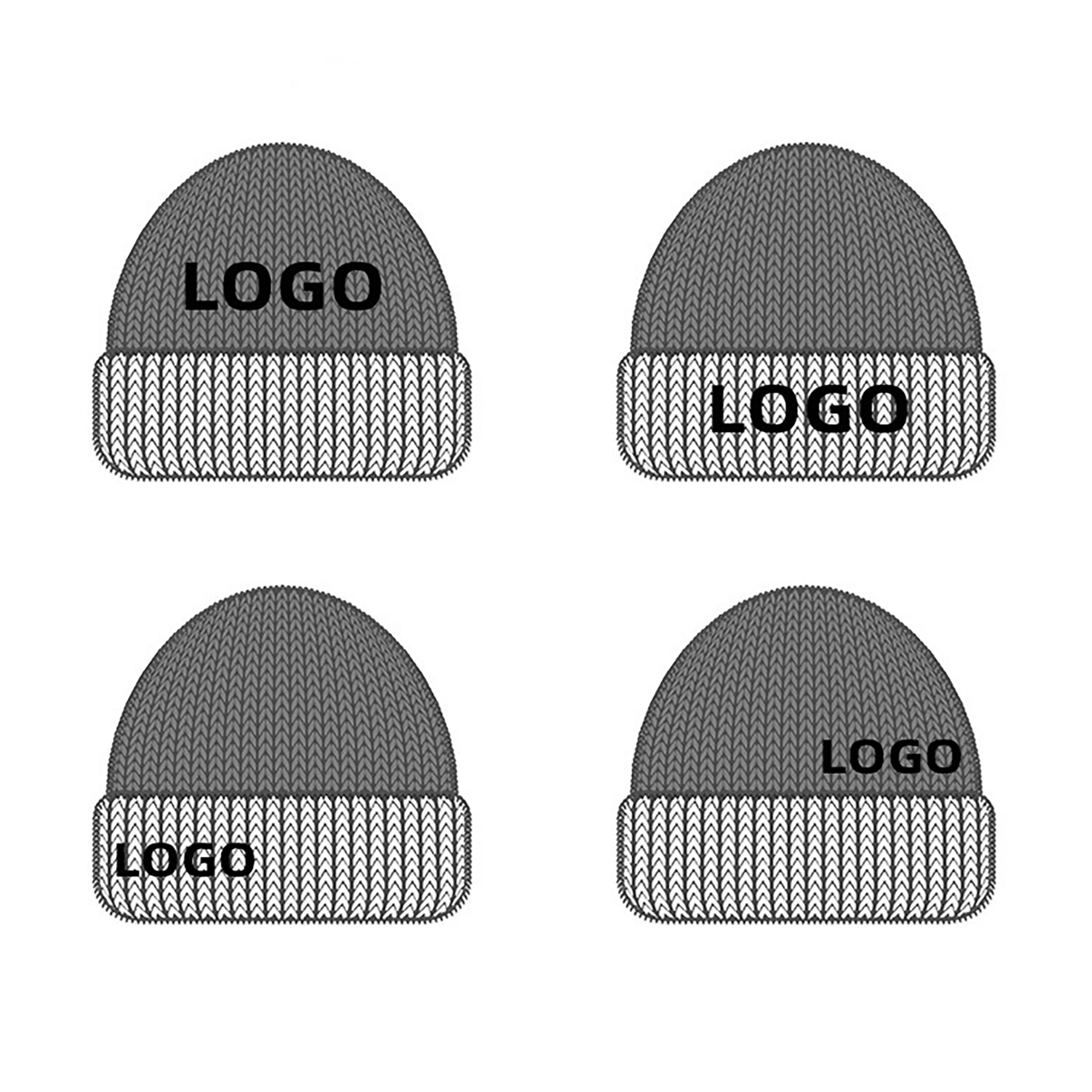 Winter Thermal Embroidered Beanie for Women Men MOQ20 3