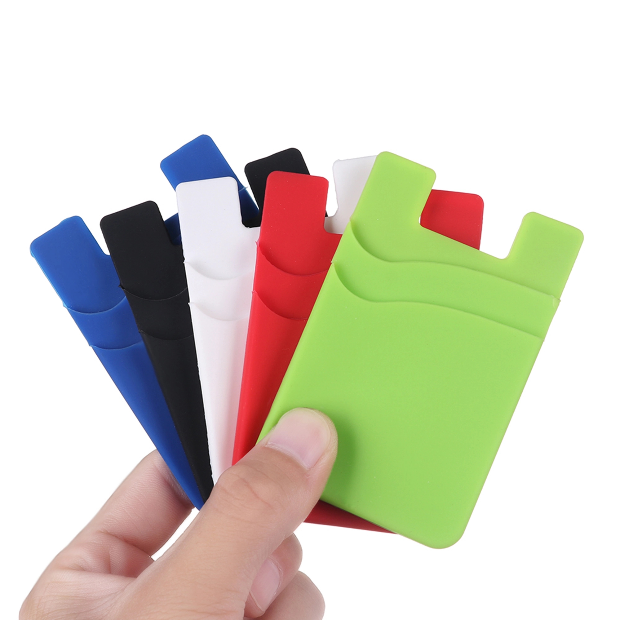 Dual Pocket Silicone Phone Wallet 10