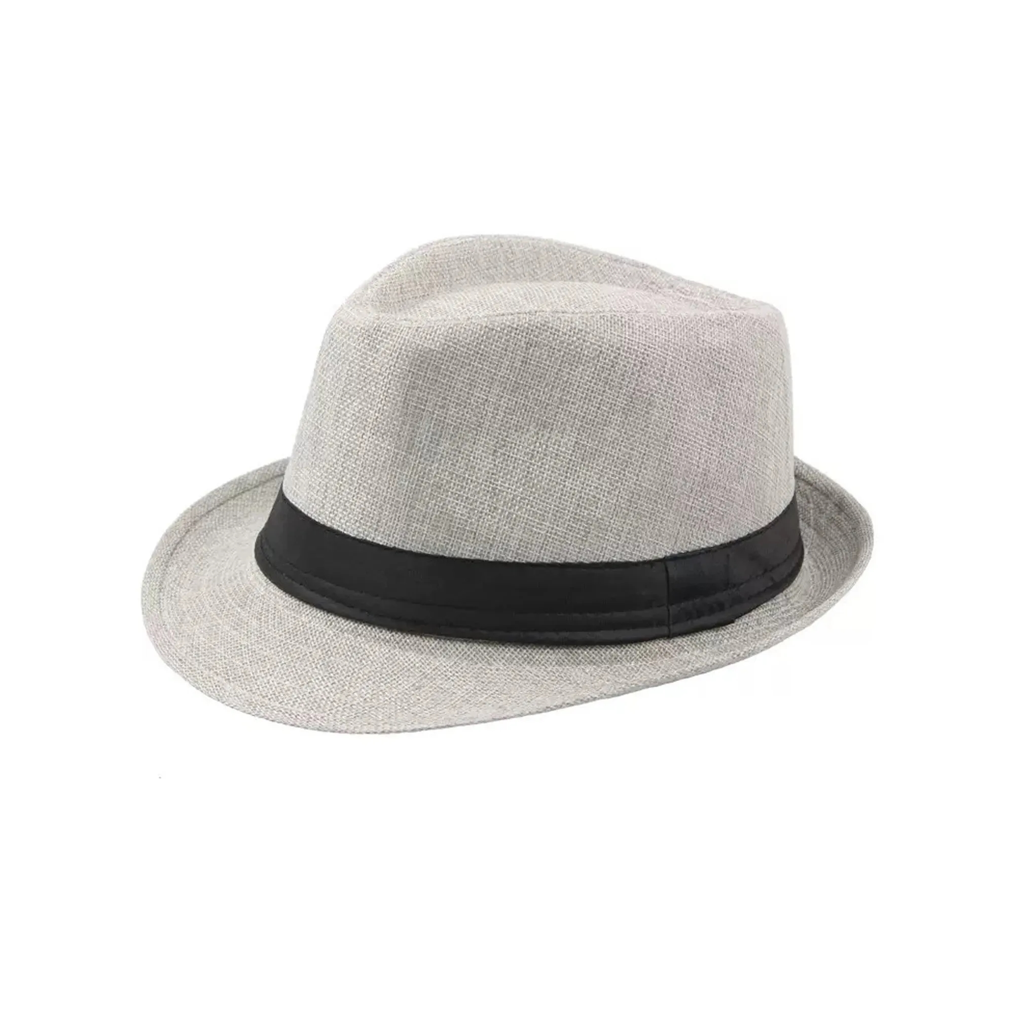 Classic Straw Fedora Hat MOQ 20pcs 11