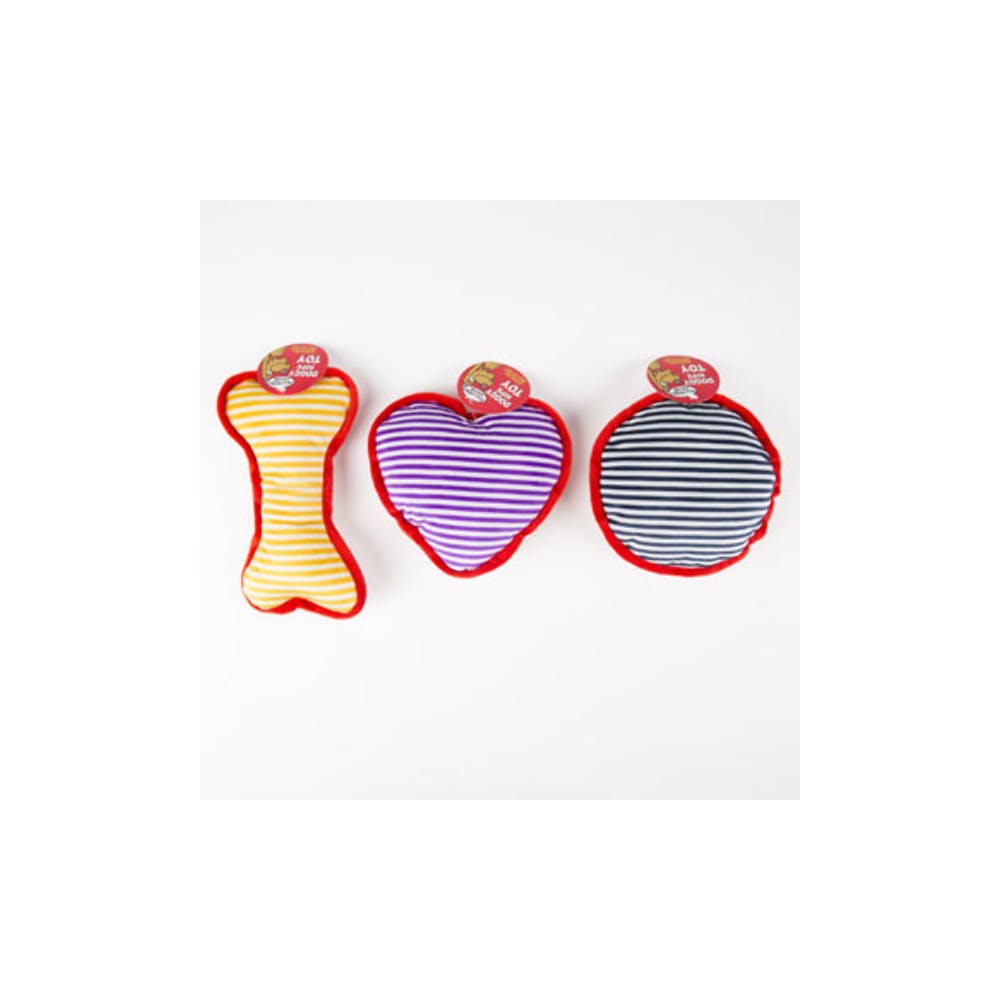 Plush Dog Toys - Assorted Shapes Squeaker 3