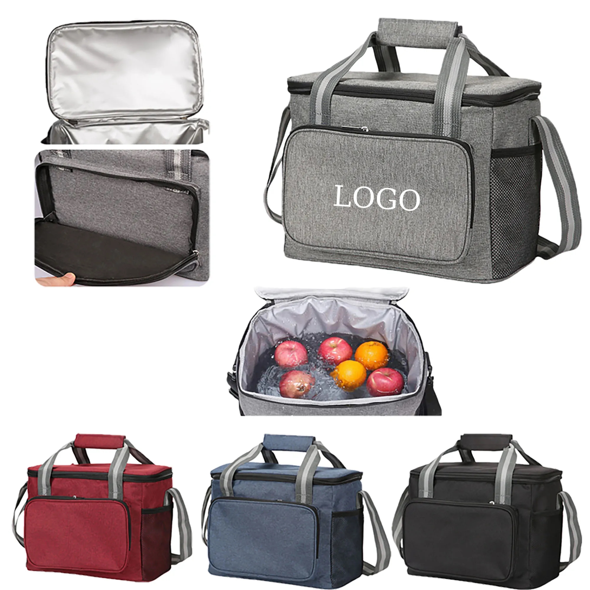 Leakproof Lunch Cooler Bag Large Capacity