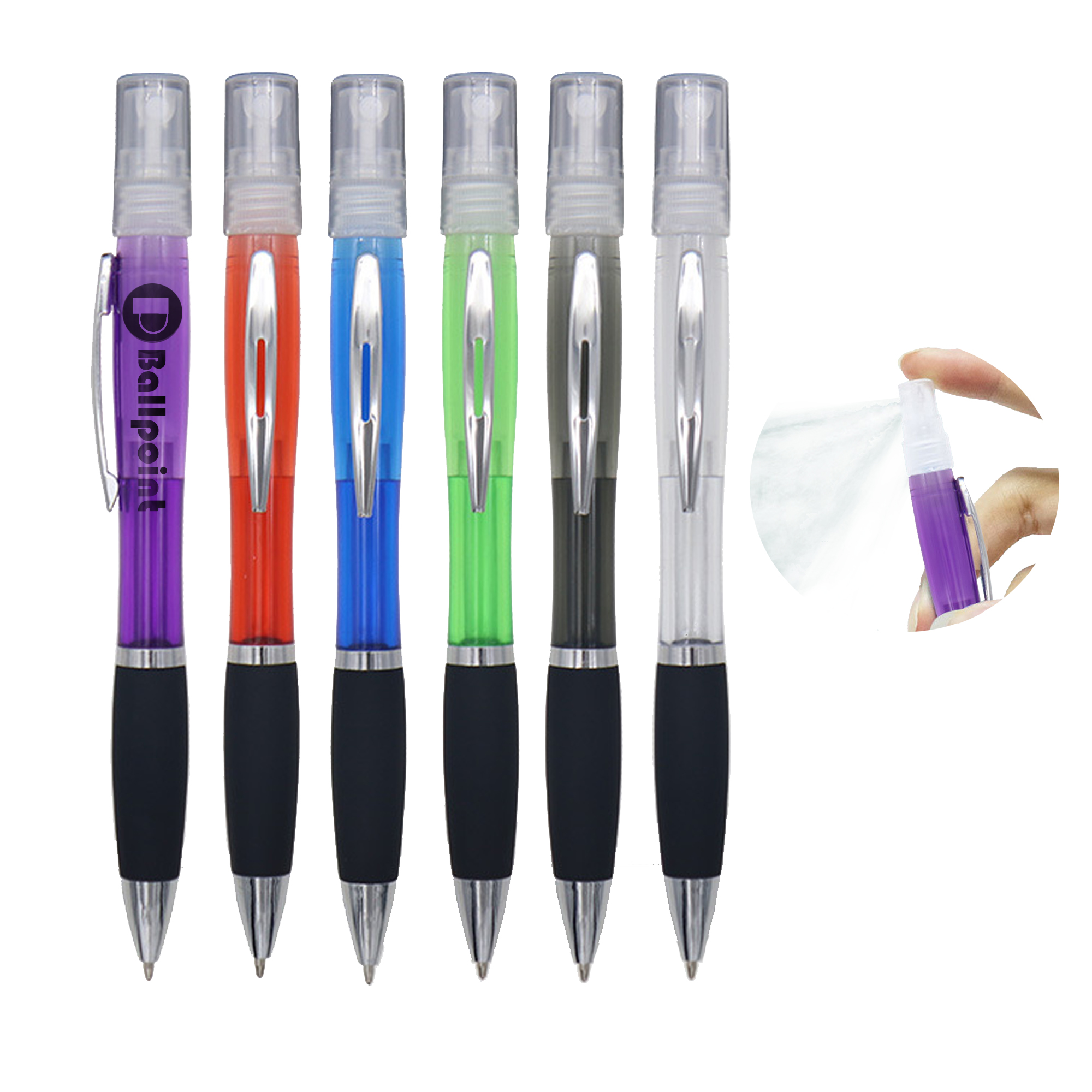 Hand Sanitizer Spray Ballpoint Pen