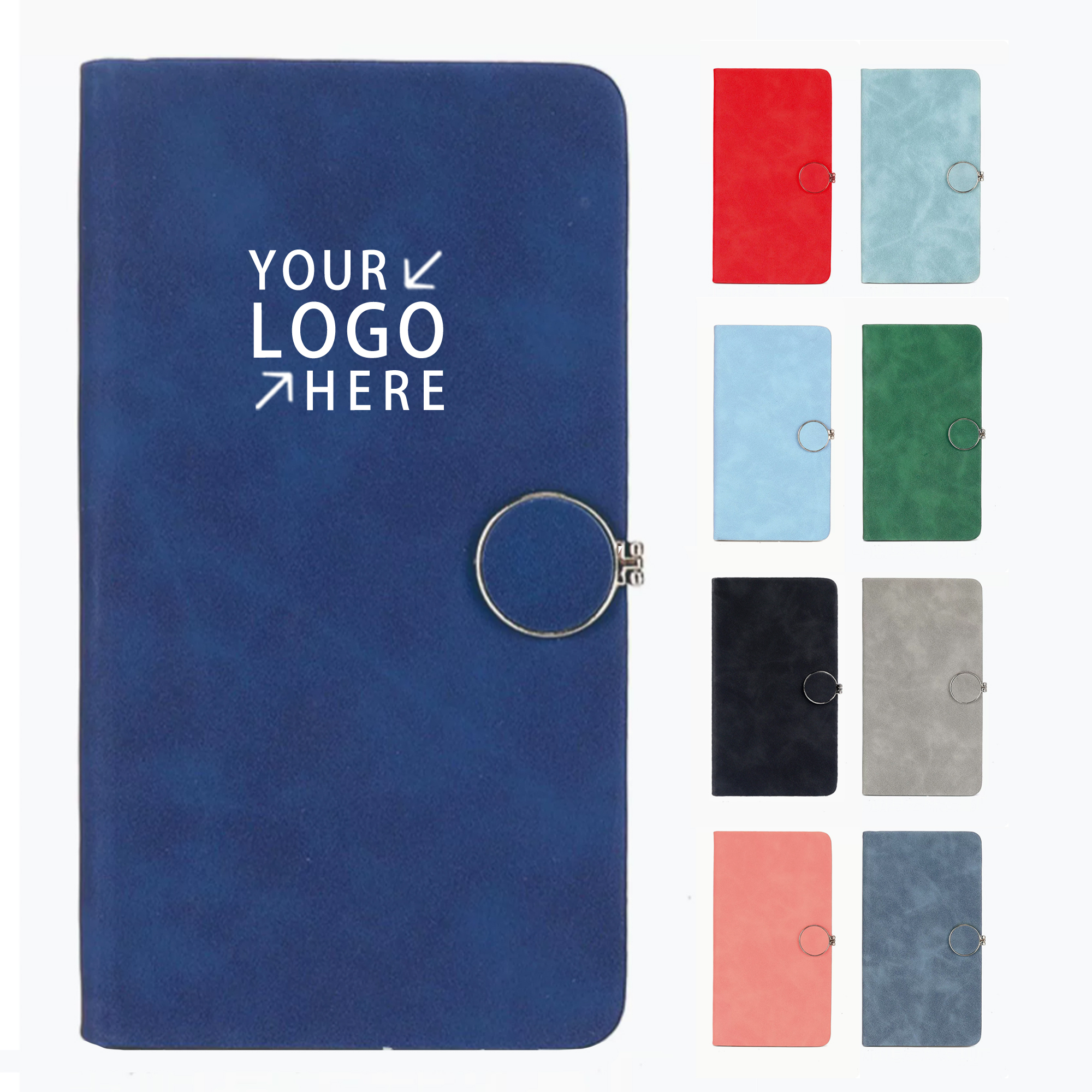 PU Leather Journal Notebook with Magnetic Closure