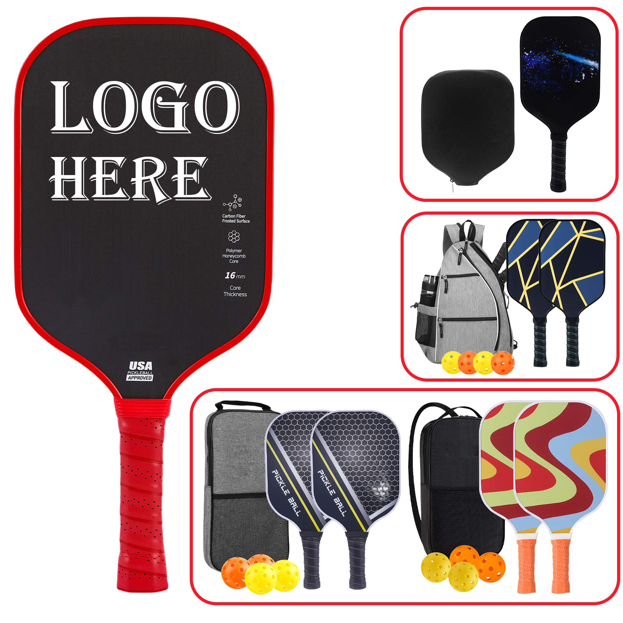 USAAP Pickleball Paddle MOQ20 4
