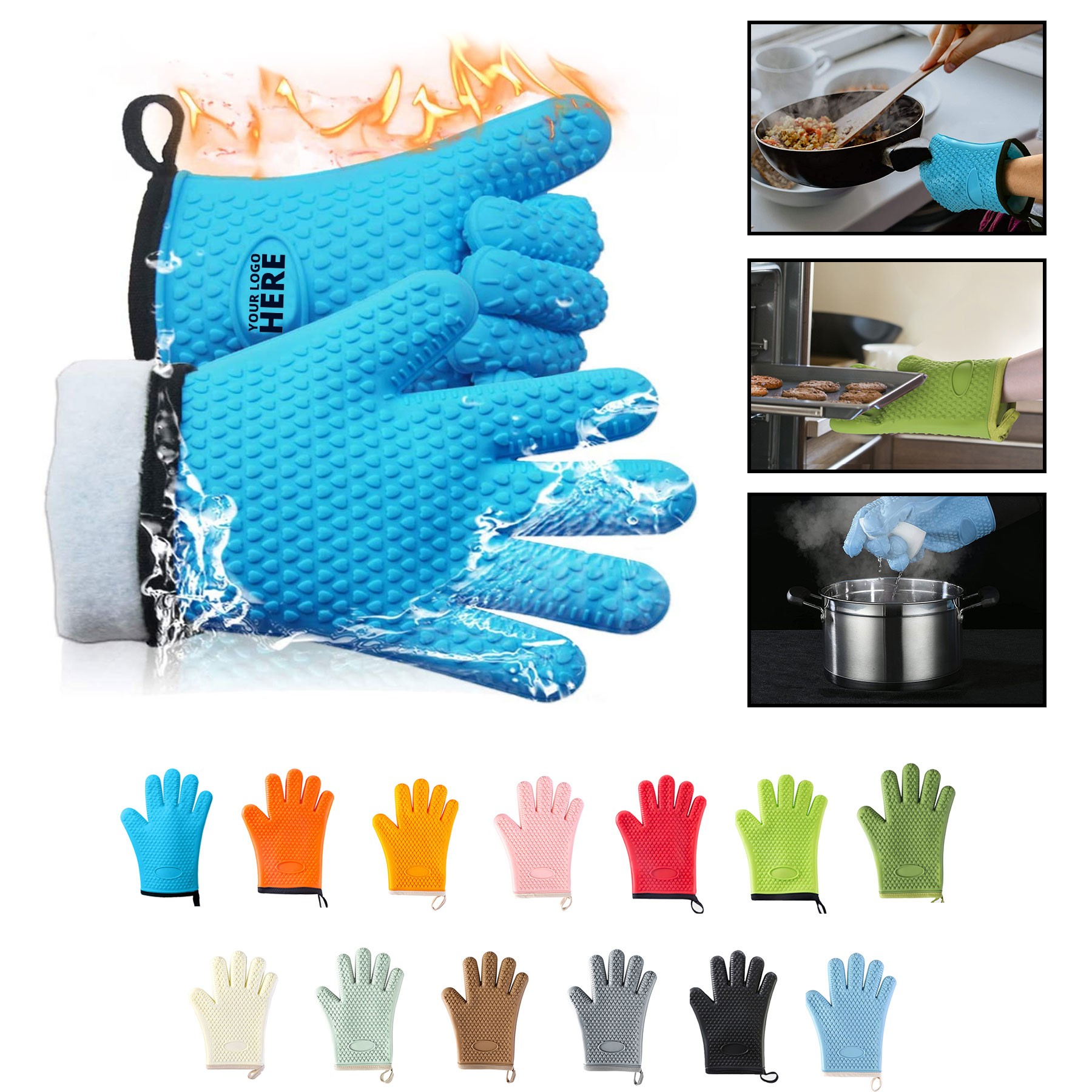Kitchen Oven Gloves 4